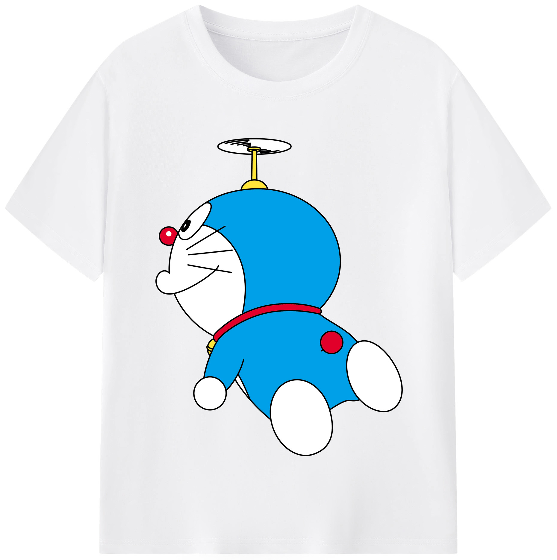 （画像用） ドラえもん Doraemon 綿100％半袖Tシャツ（フロントプリント）
