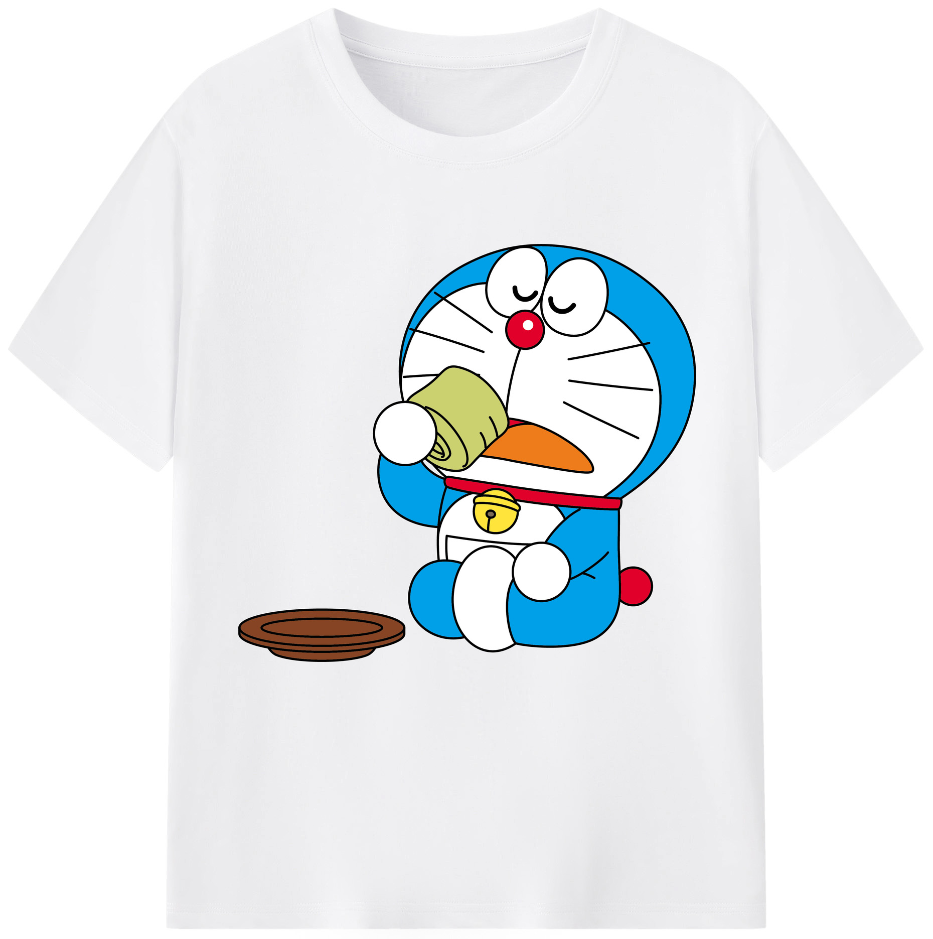 （画像用） ドラえもん Doraemon 綿100％半袖Tシャツ（フロントプリント）