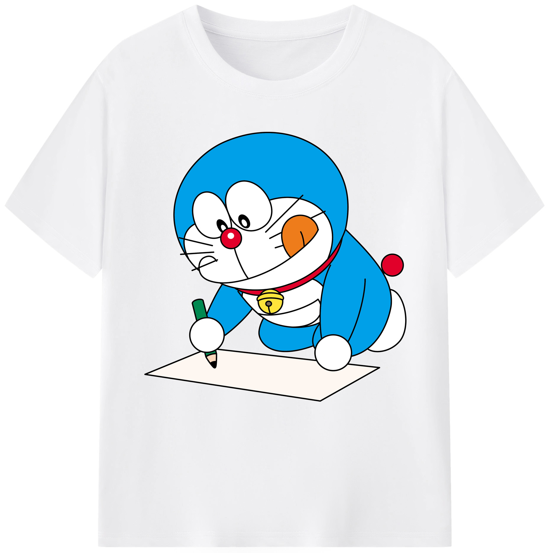 （画像用） ドラえもん Doraemon 綿100％半袖Tシャツ（フロントプリント）