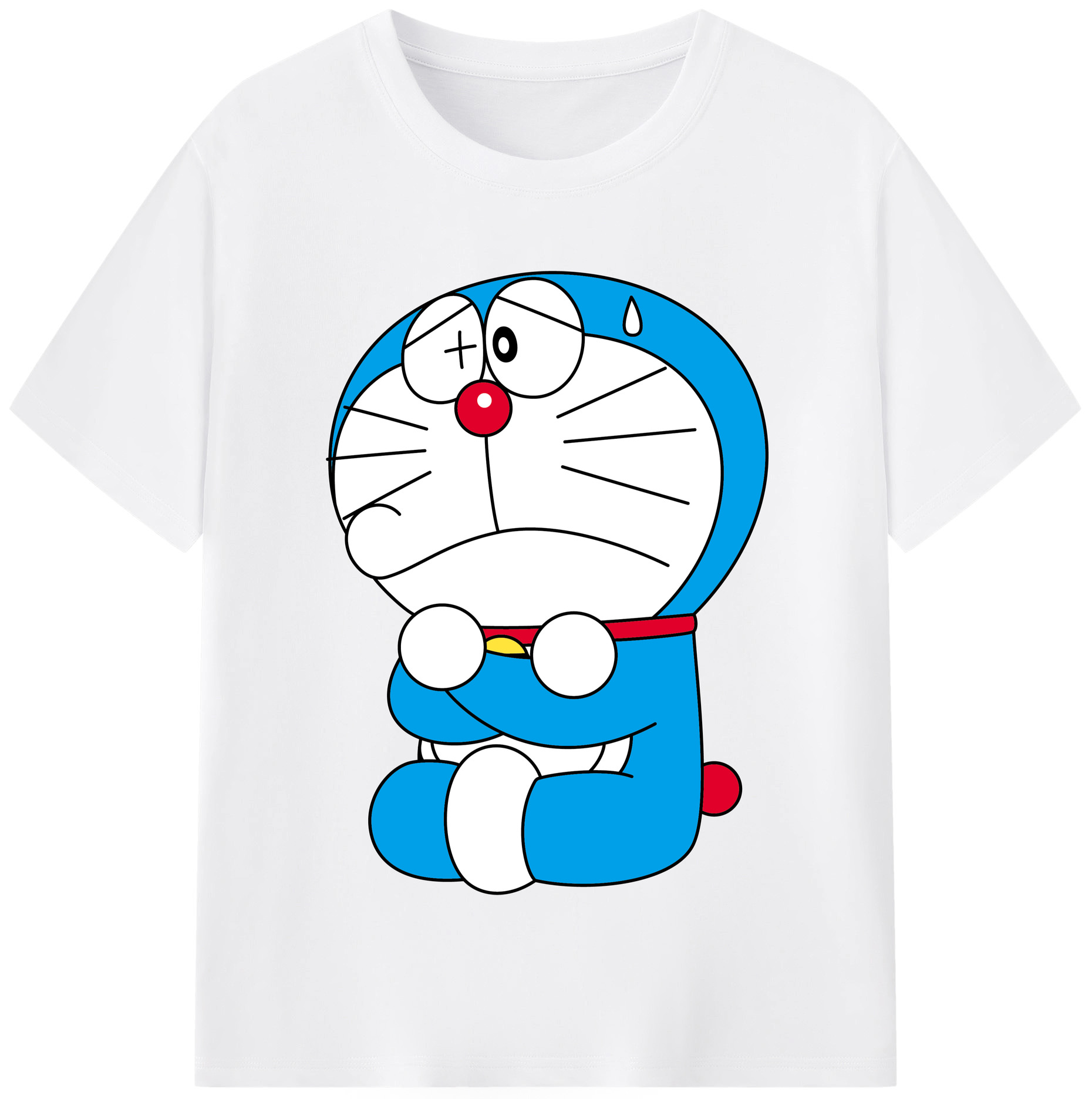 （画像用） ドラえもん Doraemon 綿100％半袖Tシャツ（フロントプリント）