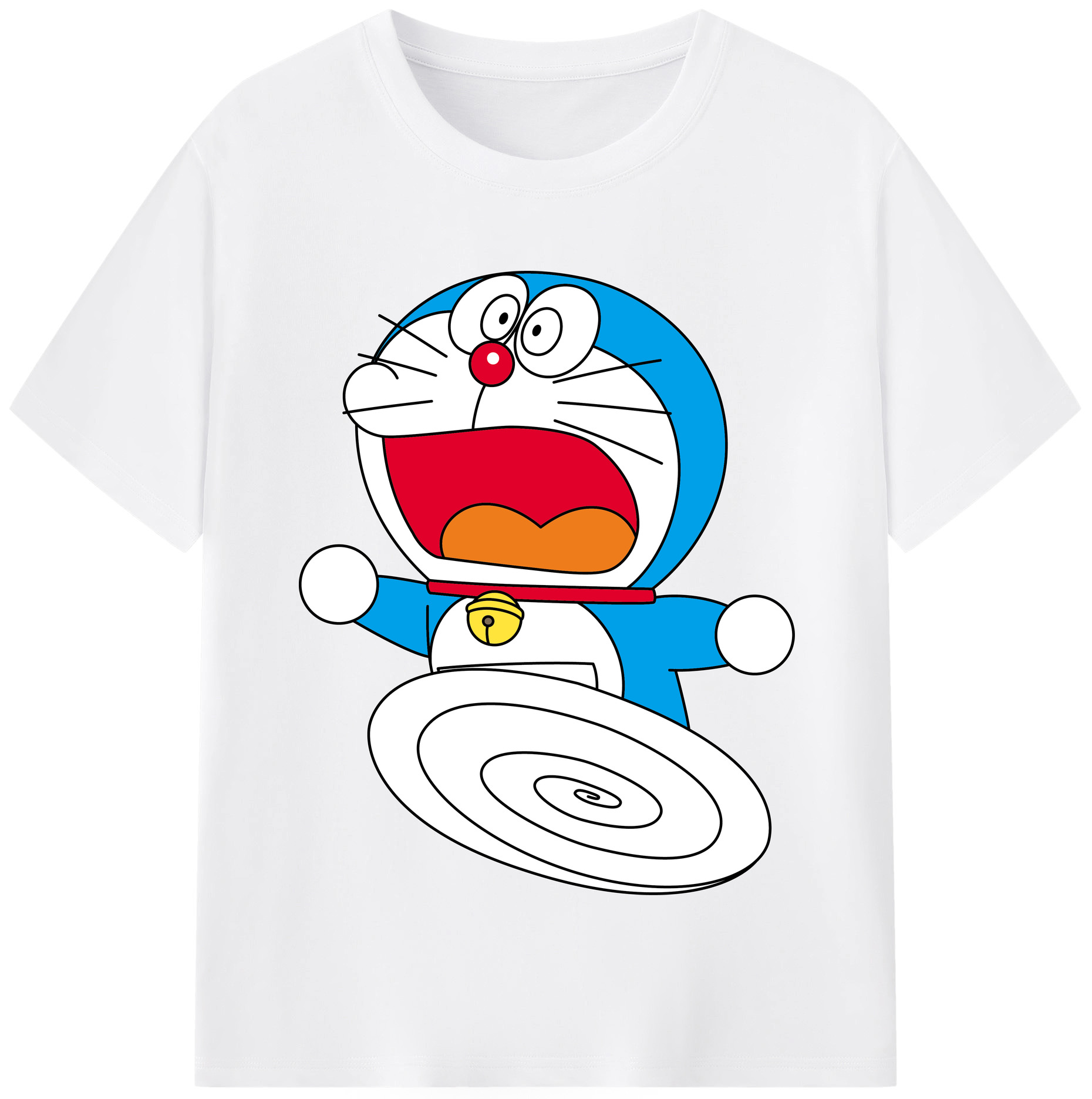 （画像用） ドラえもん Doraemon 綿100％半袖Tシャツ（フロントプリント）