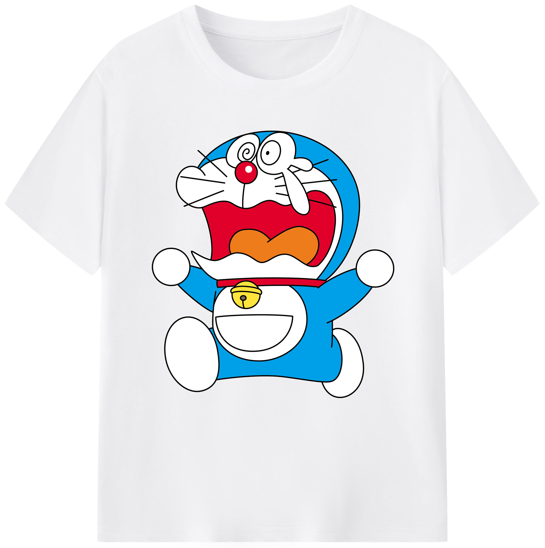 （画像用） ドラえもん Doraemon 綿100％半袖Tシャツ（フロントプリント）