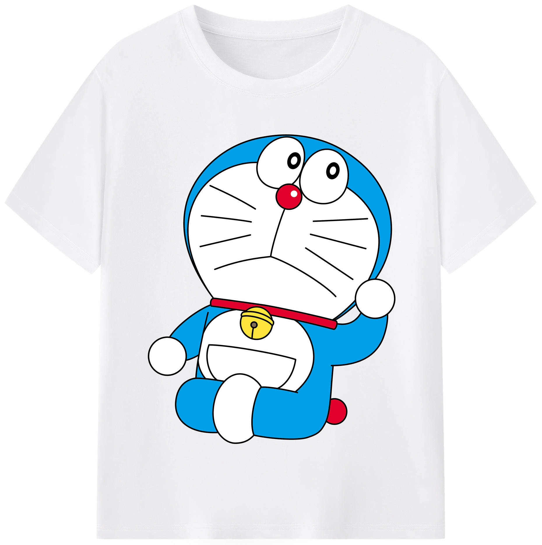 （画像用） ドラえもん Doraemon 綿100％半袖Tシャツ（フロントプリント）