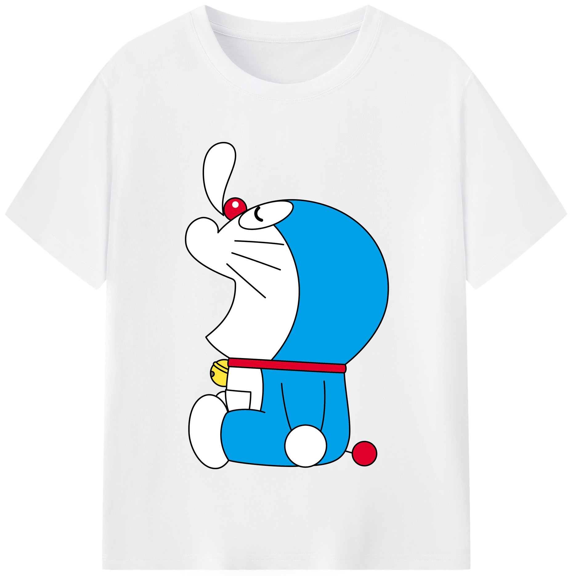 （画像用） ドラえもん Doraemon 綿100％半袖Tシャツ（フロントプリント）