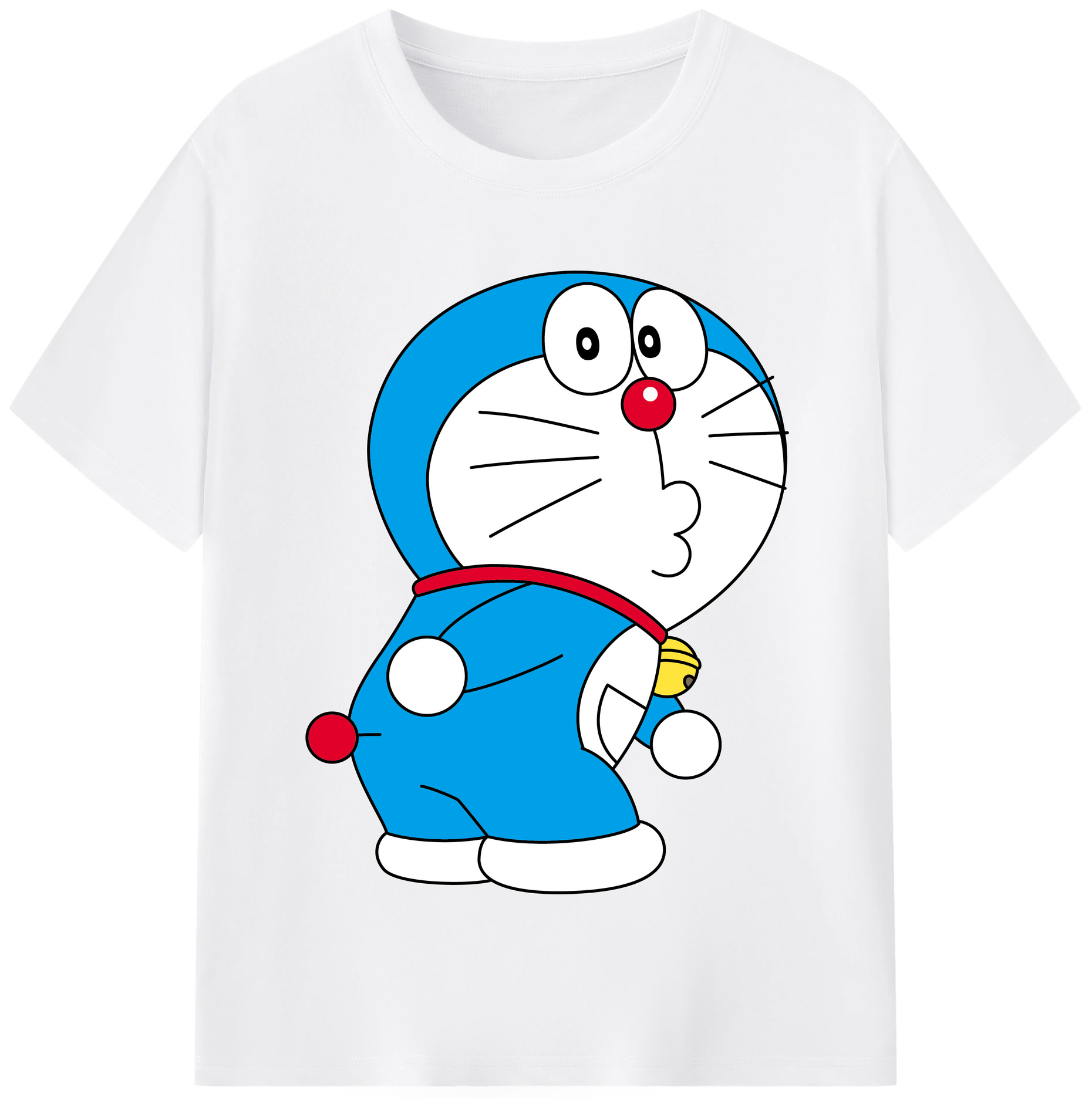（画像用） ドラえもん Doraemon 綿100％半袖Tシャツ（フロントプリント）