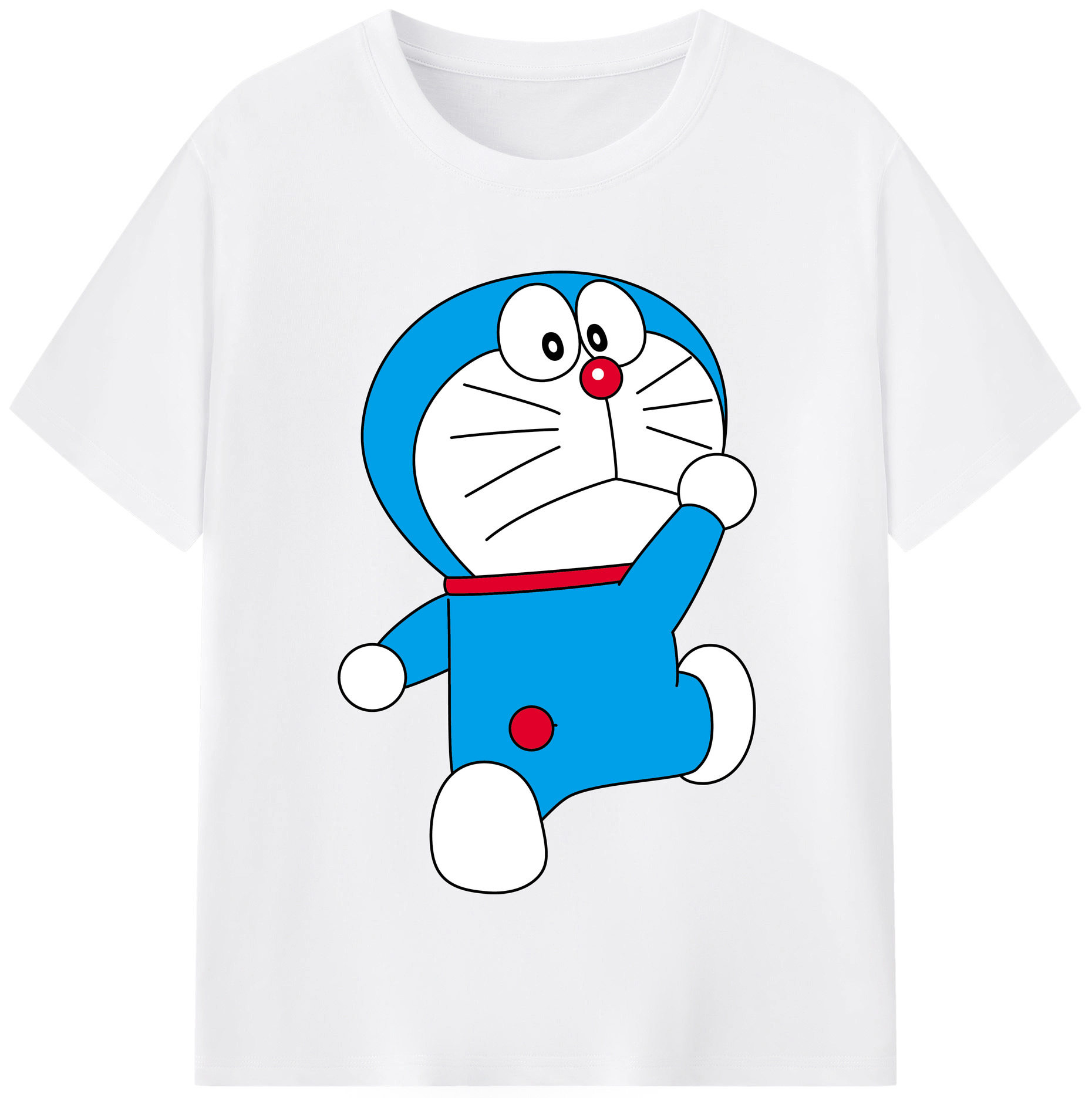 （画像用） ドラえもん Doraemon 綿100％半袖Tシャツ（フロントプリント）