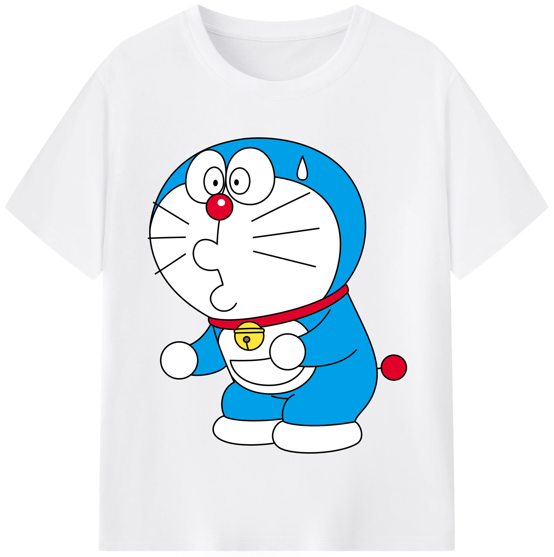 （画像用） ドラえもん Doraemon 綿100％半袖Tシャツ（フロントプリント）