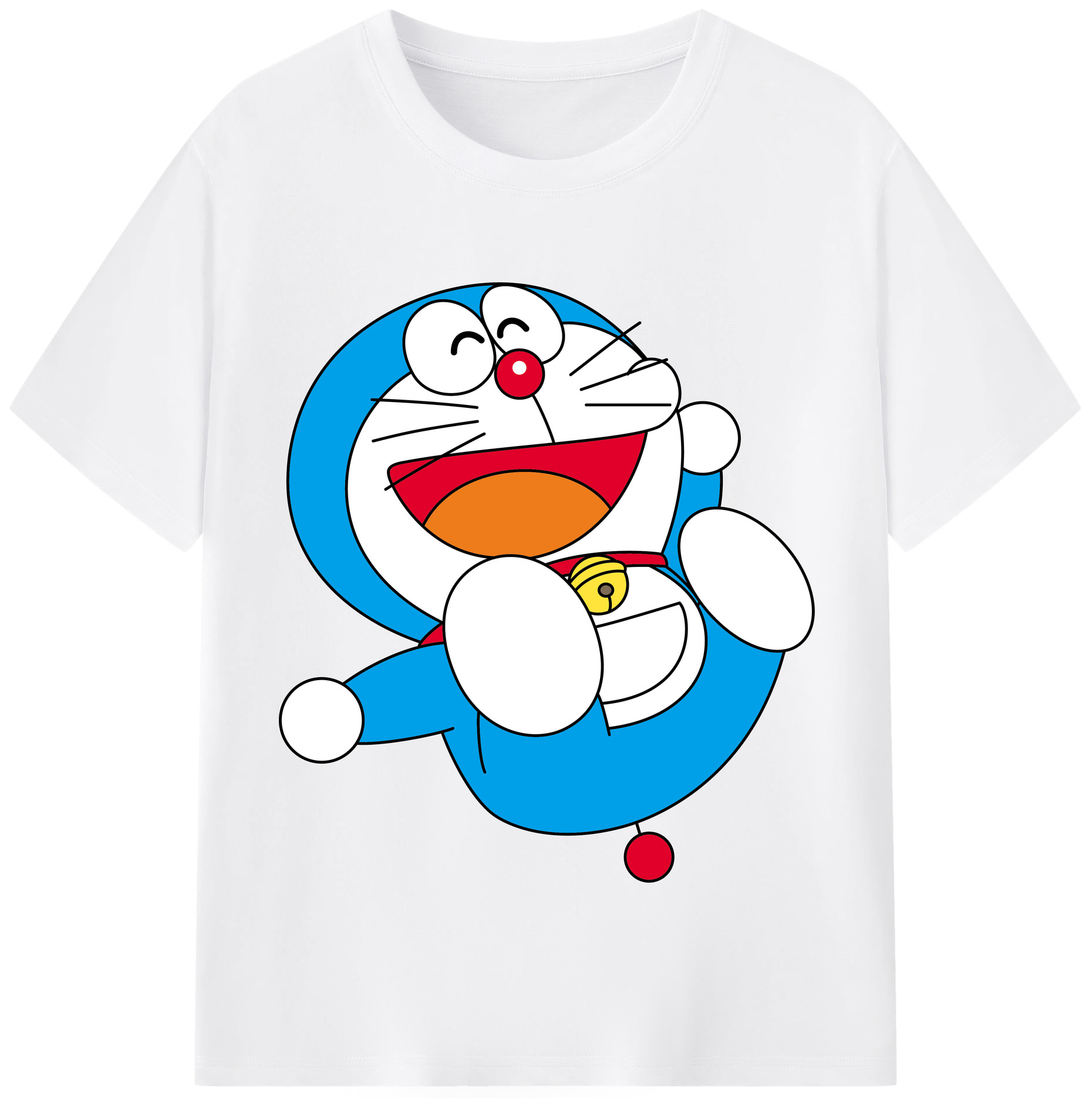 （画像用） ドラえもん Doraemon 綿100％半袖Tシャツ（フロントプリント）