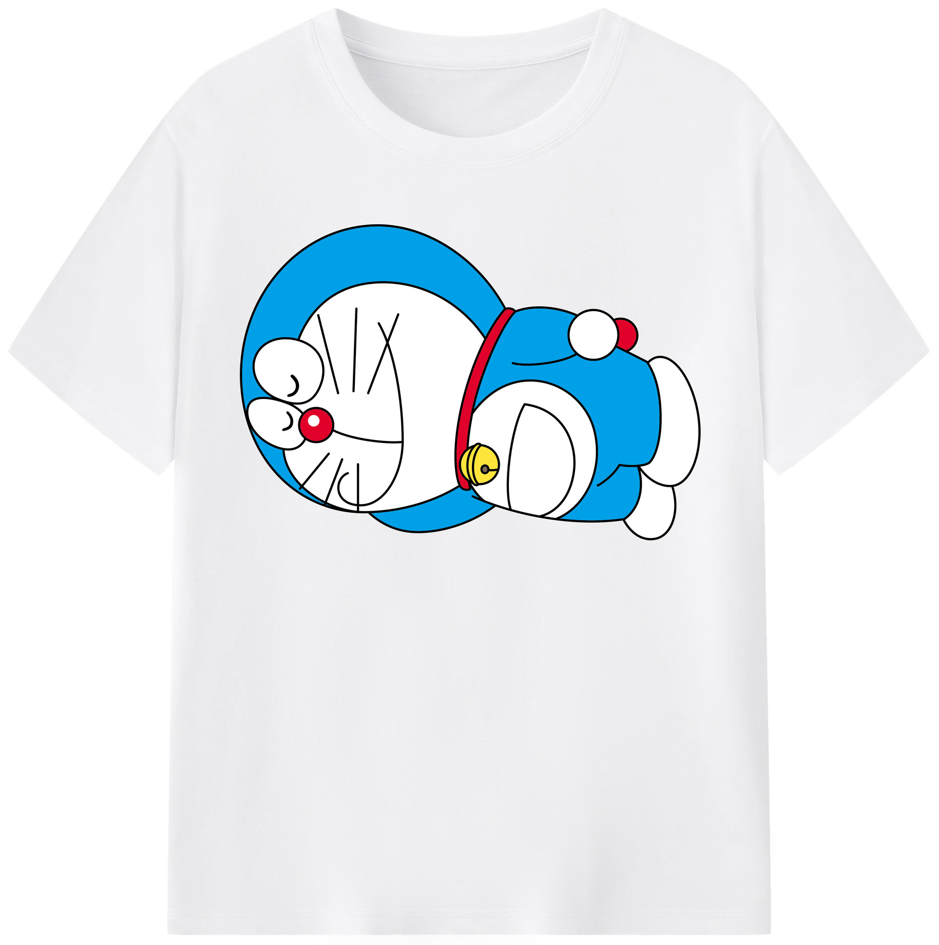 （画像用） ドラえもん Doraemon 綿100％半袖Tシャツ（フロントプリント）