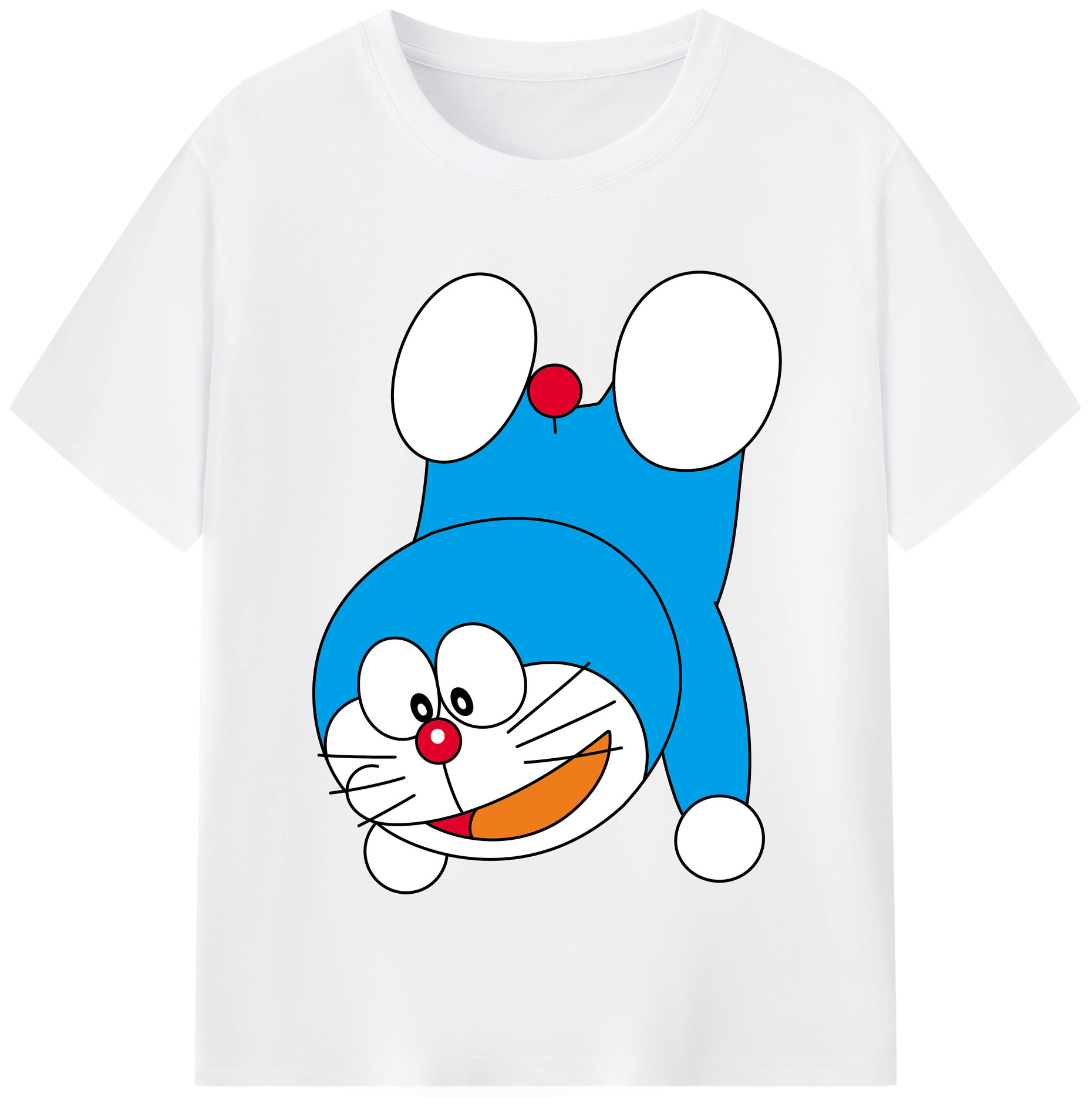 （画像用） ドラえもん Doraemon 綿100％半袖Tシャツ（フロントプリント）