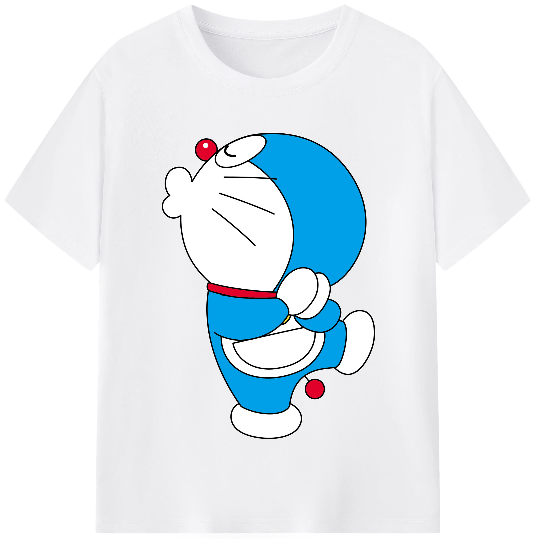 （画像用） ドラえもん Doraemon 綿100％半袖Tシャツ（フロントプリント）