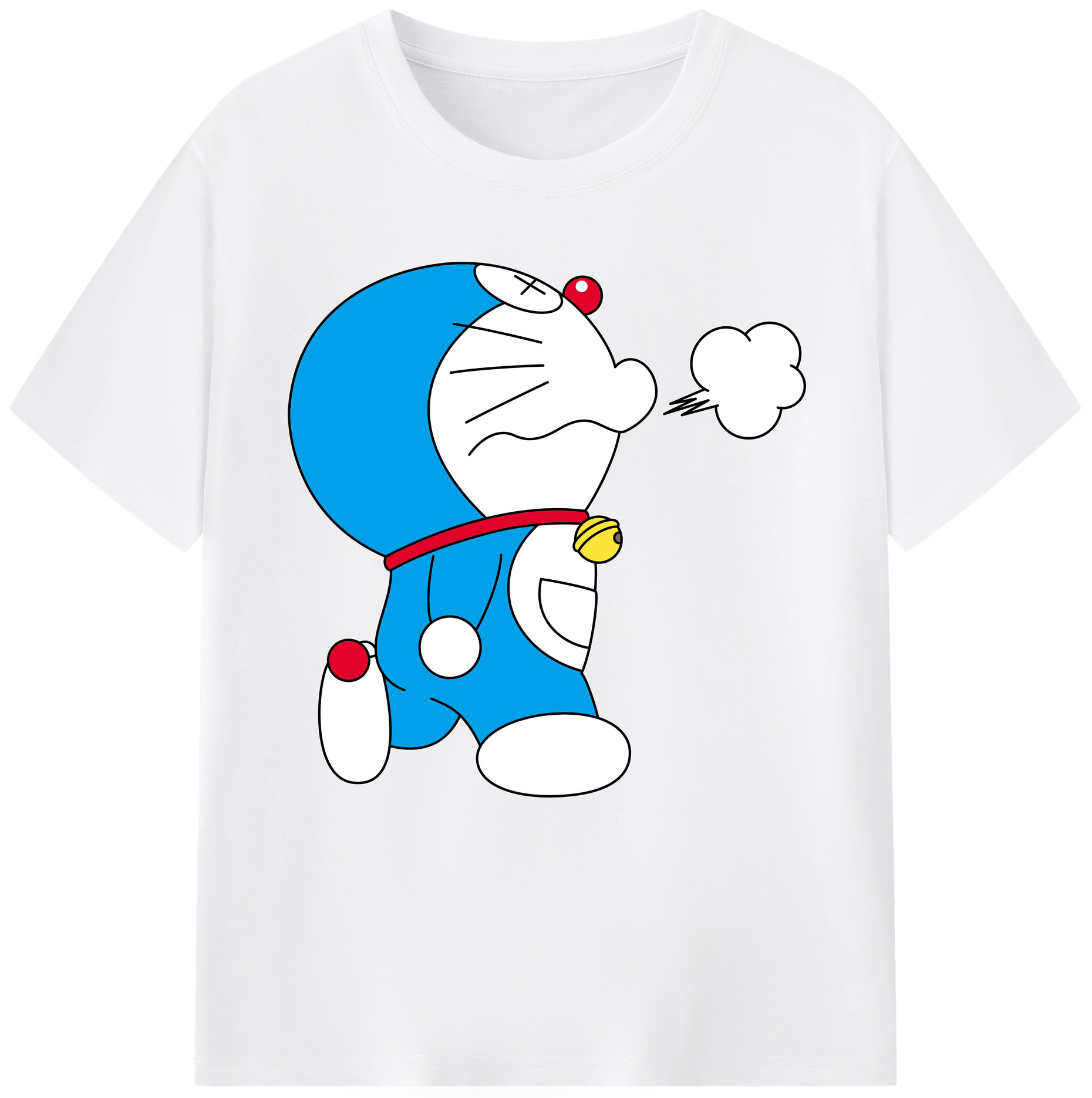 （画像用） ドラえもん Doraemon 綿100％半袖Tシャツ（フロントプリント）