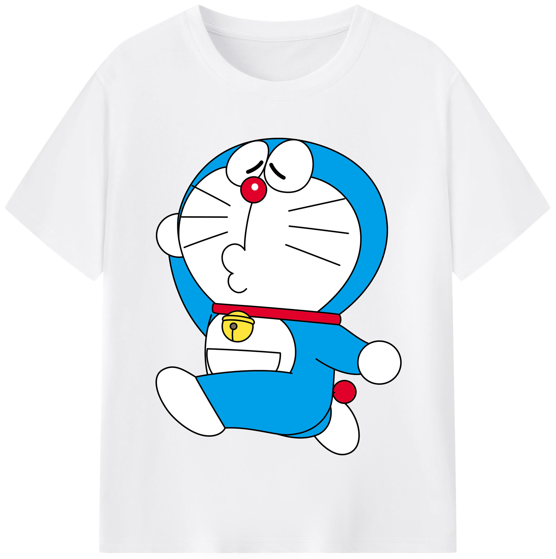 （画像用） ドラえもん Doraemon 綿100％半袖Tシャツ（フロントプリント）