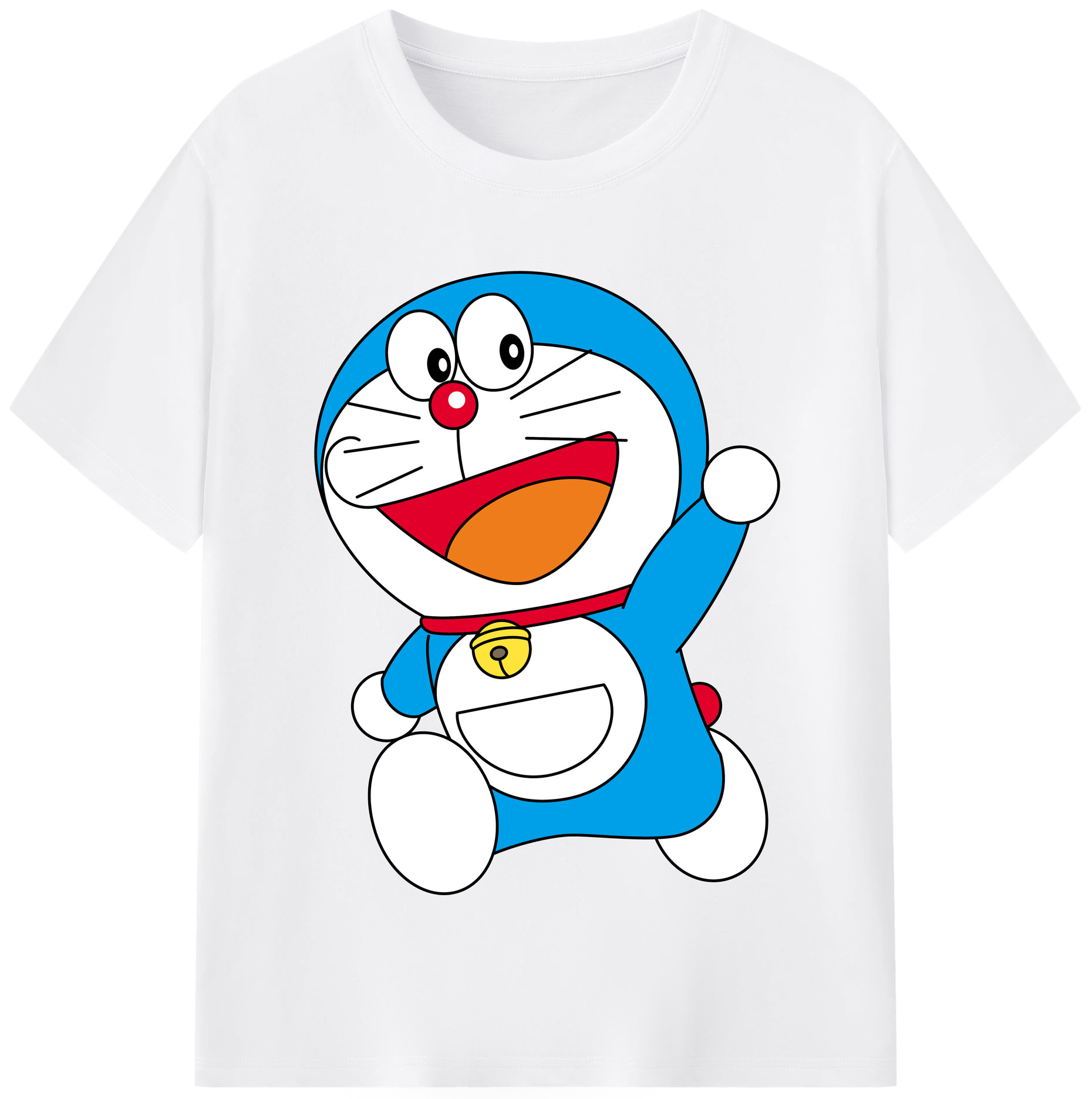 （画像用） ドラえもん Doraemon 綿100％半袖Tシャツ（フロントプリント）