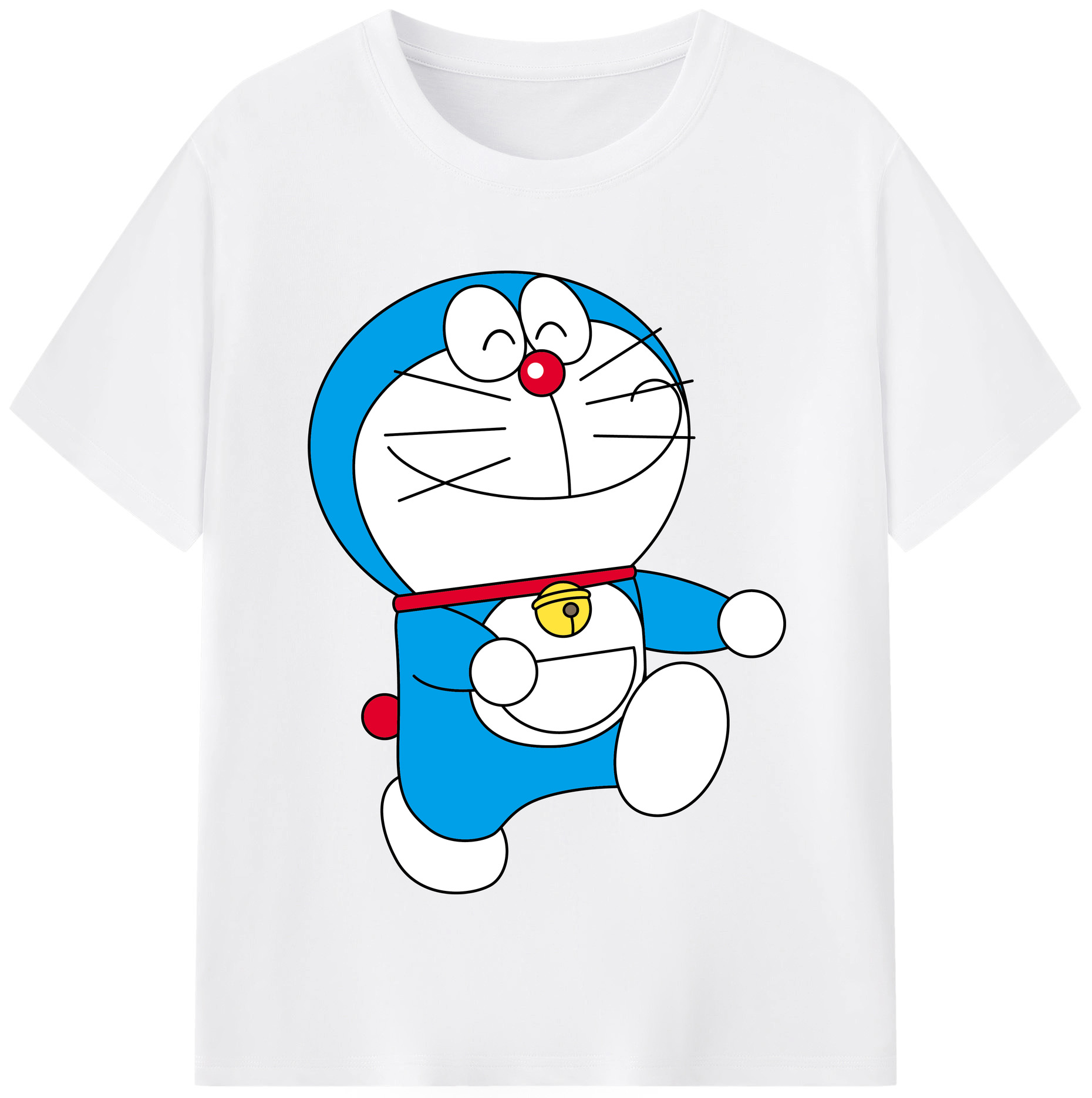 （画像用） ドラえもん Doraemon 綿100％半袖Tシャツ（フロントプリント）