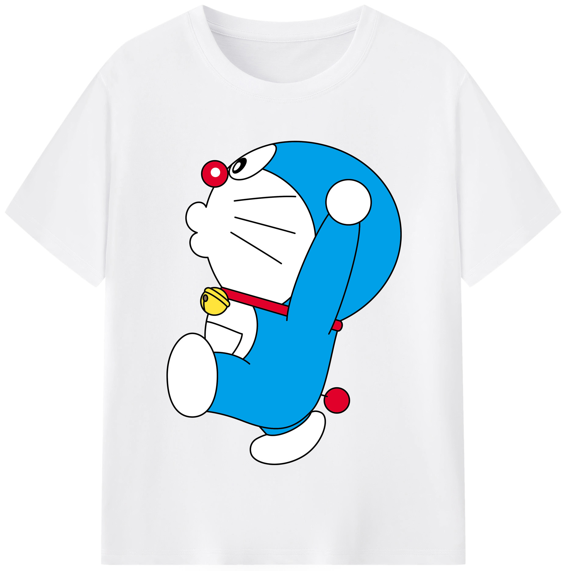 （画像用） ドラえもん Doraemon 綿100％半袖Tシャツ（フロントプリント）