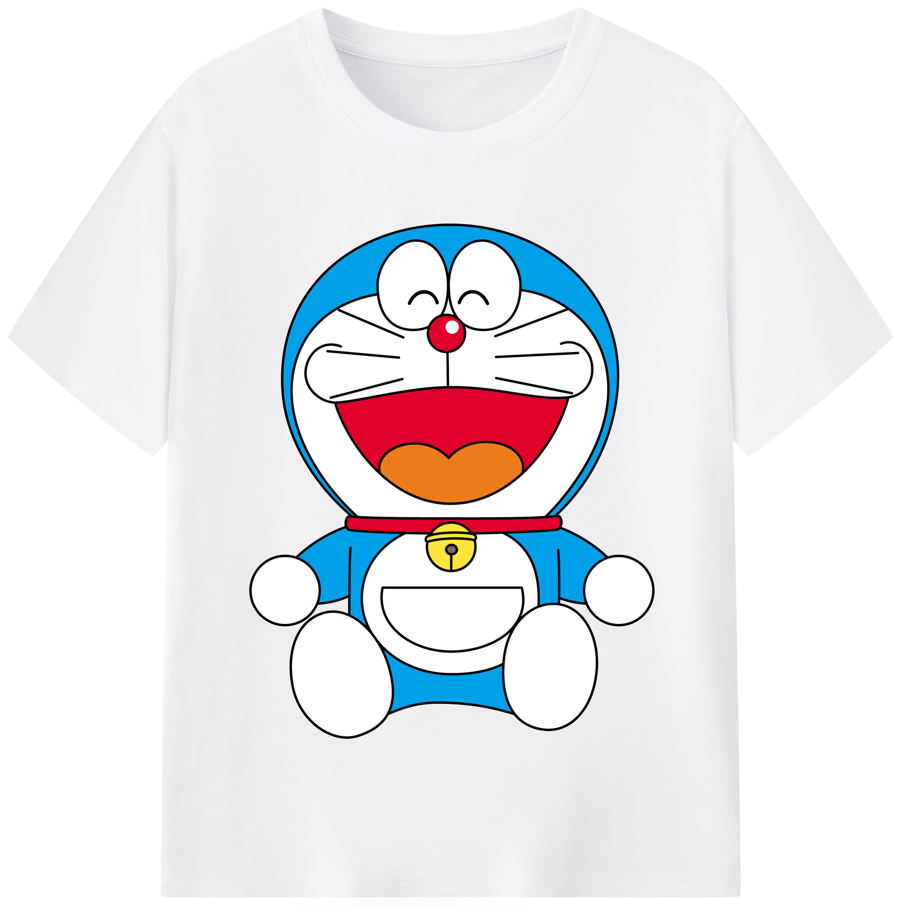 （画像用） ドラえもん Doraemon 綿100％半袖Tシャツ（フロントプリント）