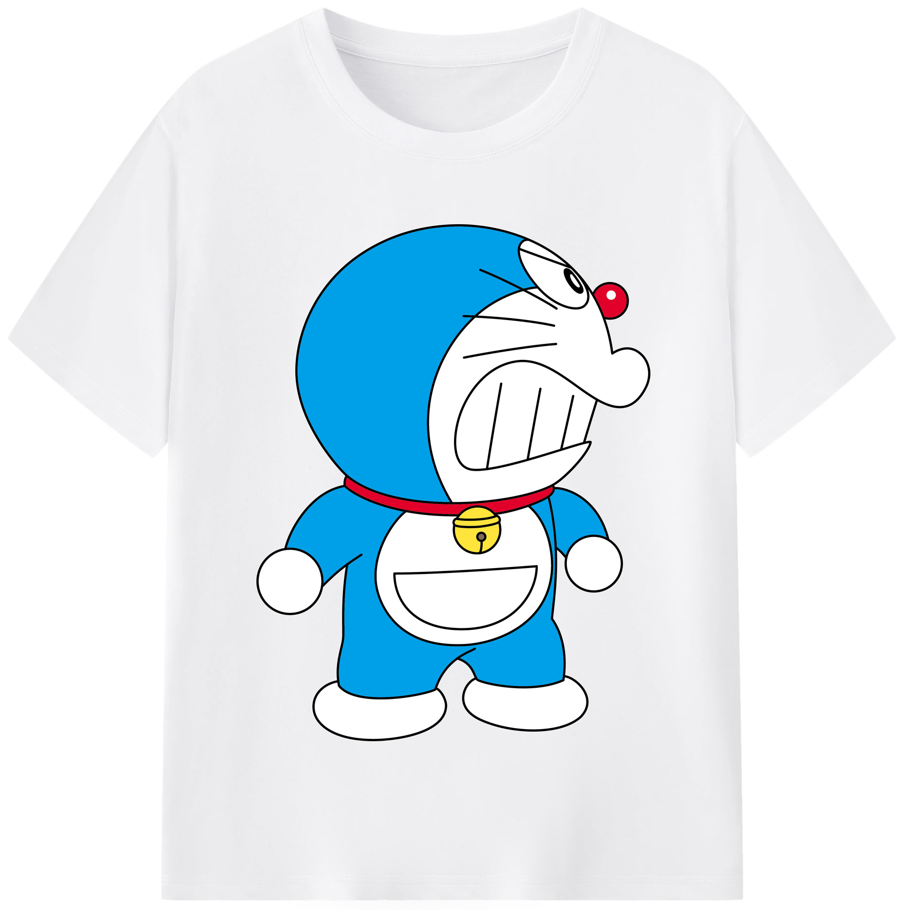（画像用） ドラえもん Doraemon 綿100％半袖Tシャツ（フロントプリント）