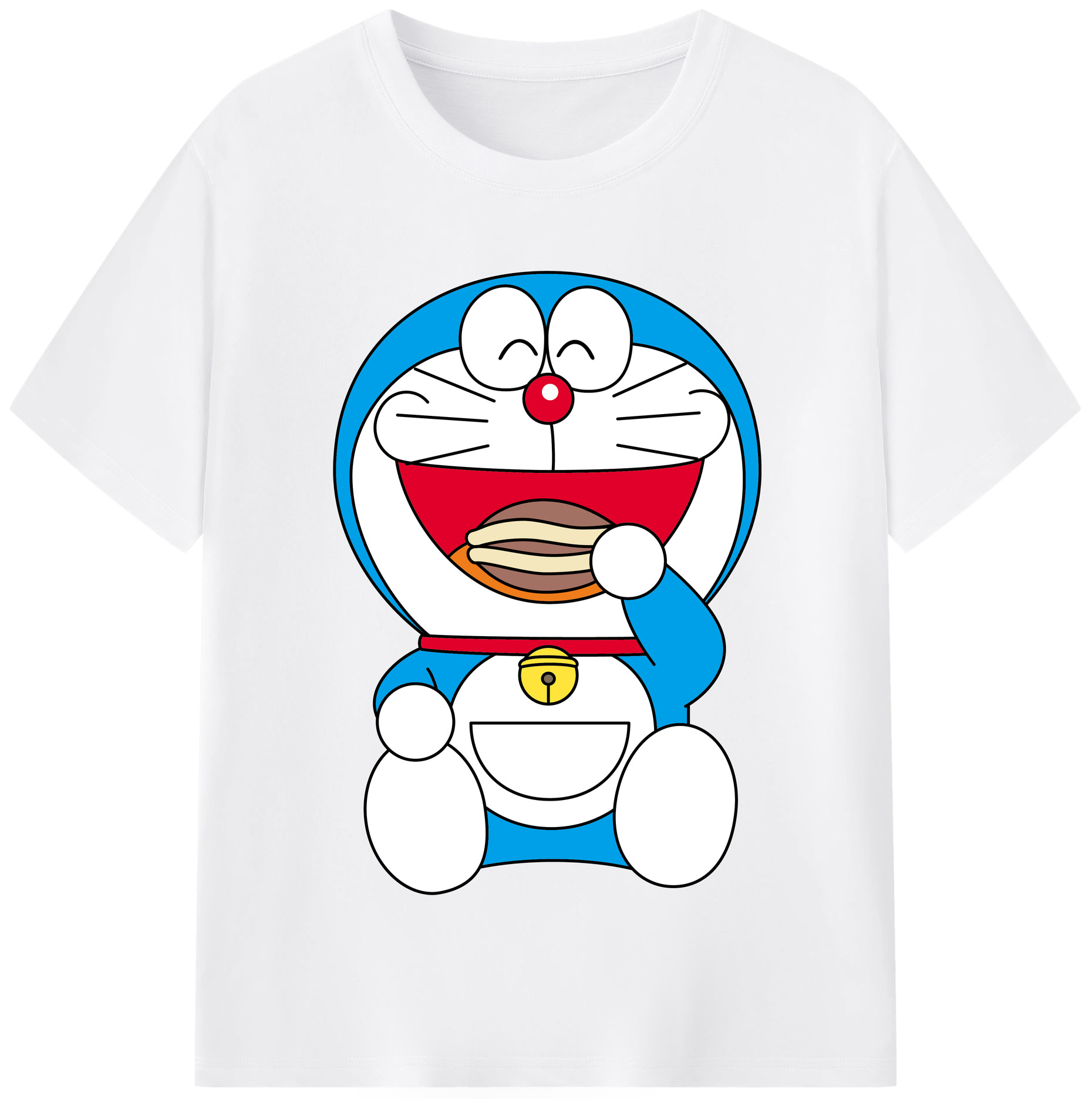 （画像用） ドラえもん Doraemon 綿100％半袖Tシャツ（フロントプリント）
