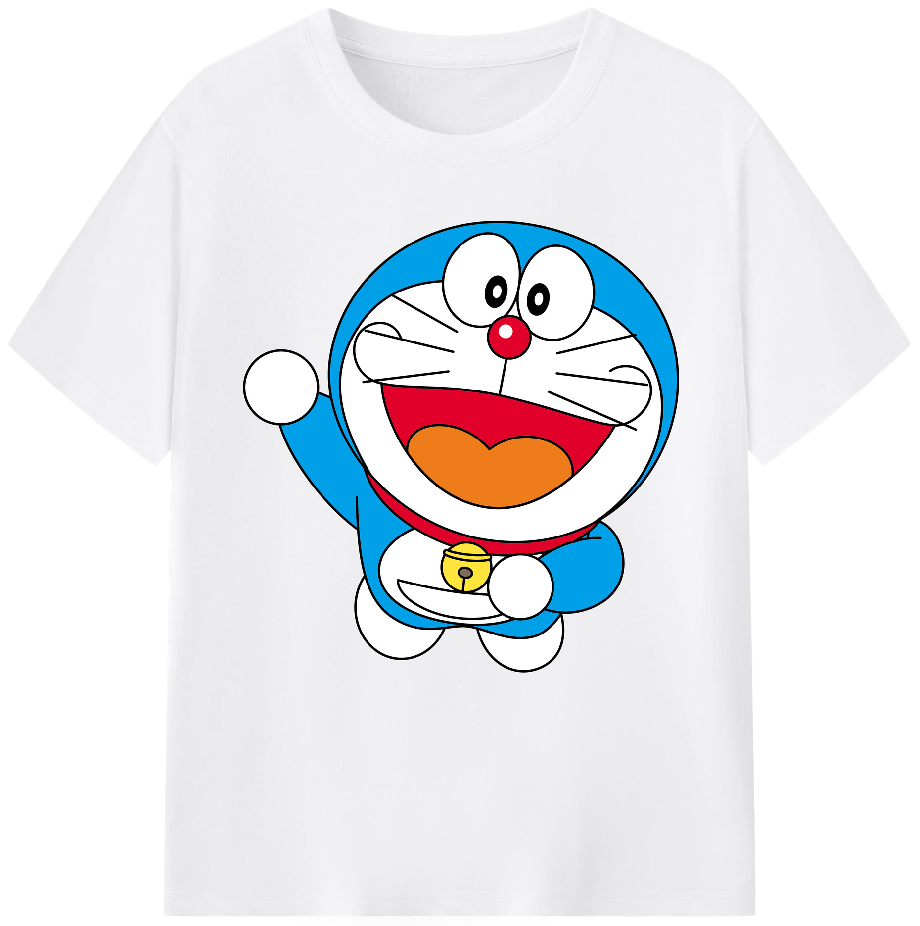 （画像用） ドラえもん Doraemon 綿100％半袖Tシャツ（フロントプリント）
