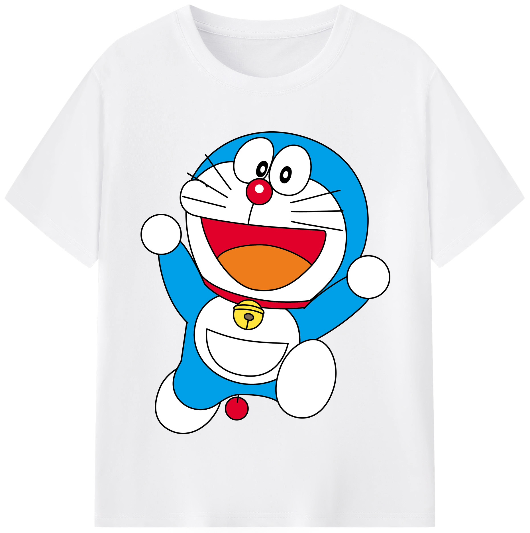 （画像用） ドラえもん Doraemon 綿100％半袖Tシャツ（フロントプリント）