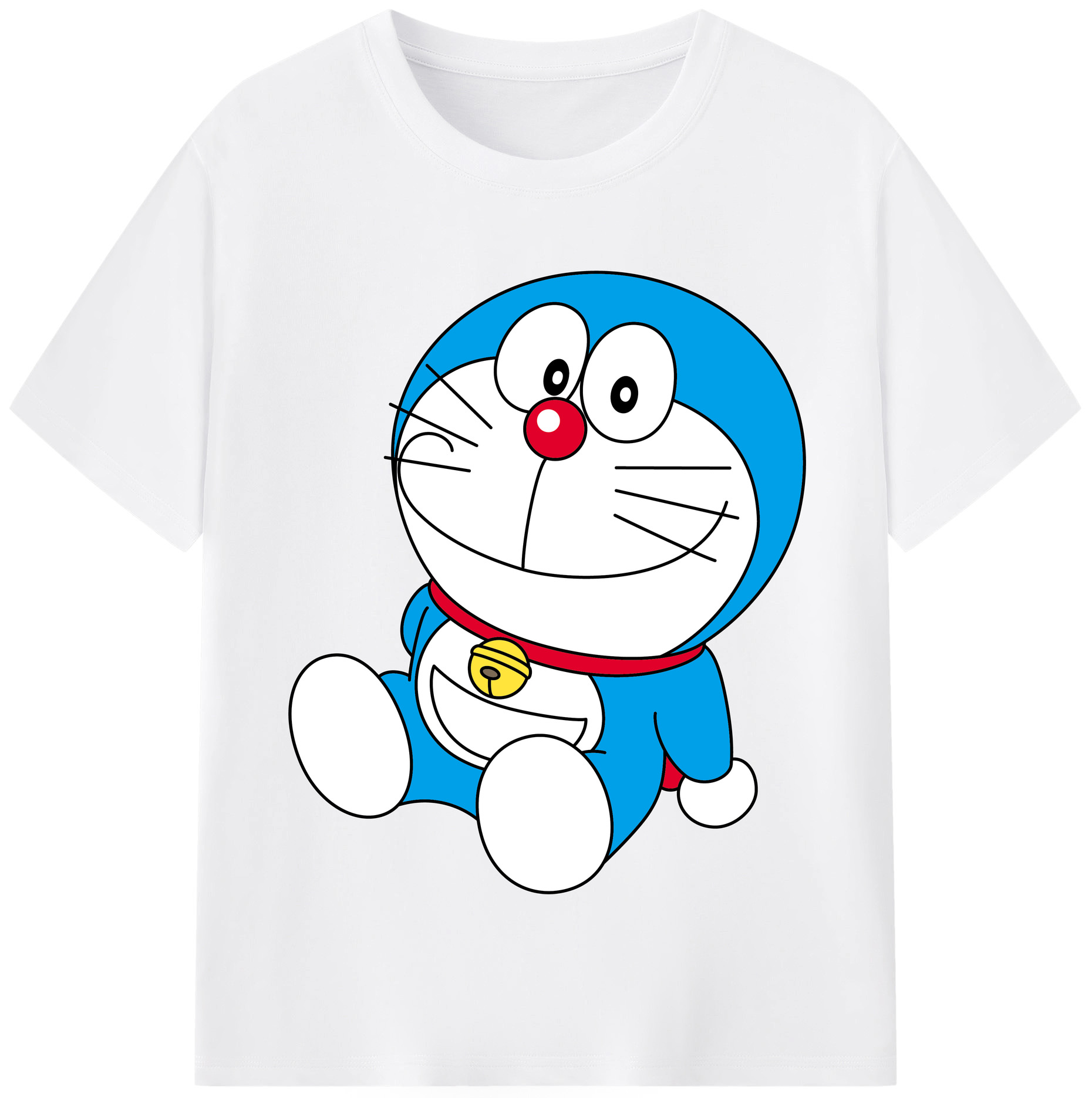 （画像用） ドラえもん Doraemon 綿100％半袖Tシャツ（フロントプリント）