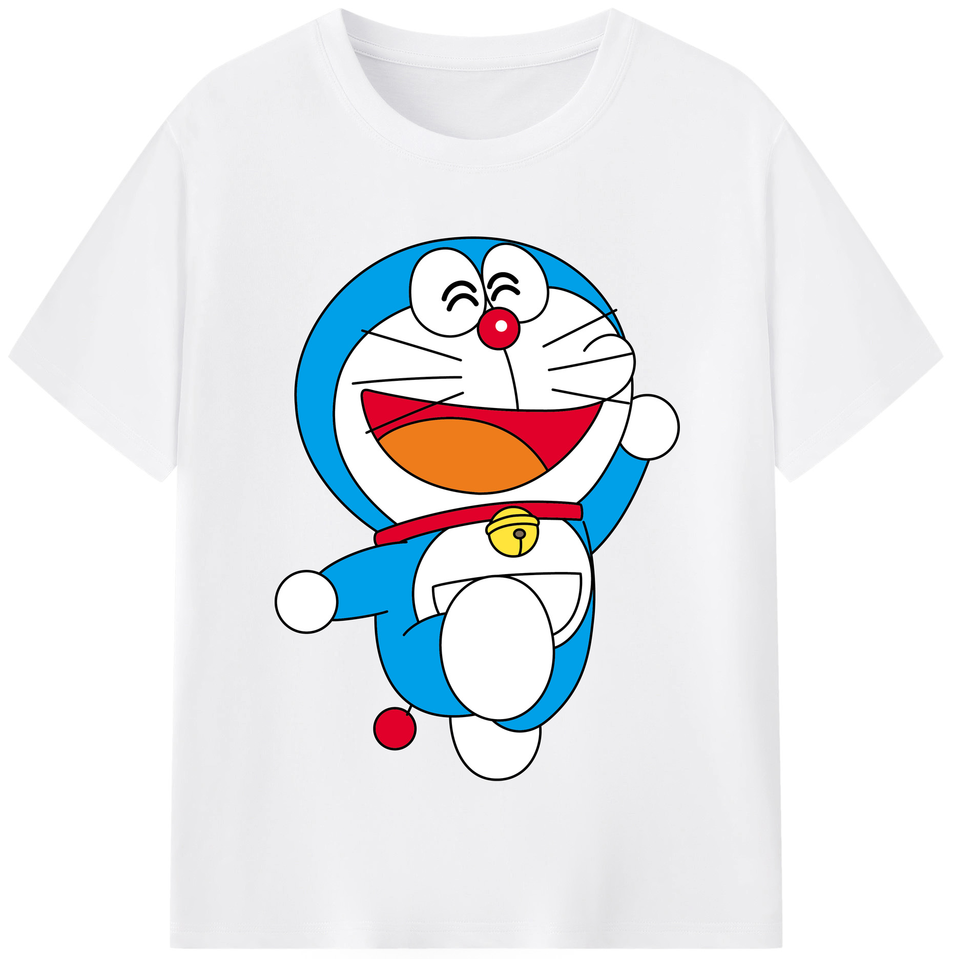 （画像用） ドラえもん Doraemon 綿100％半袖Tシャツ（フロントプリント）