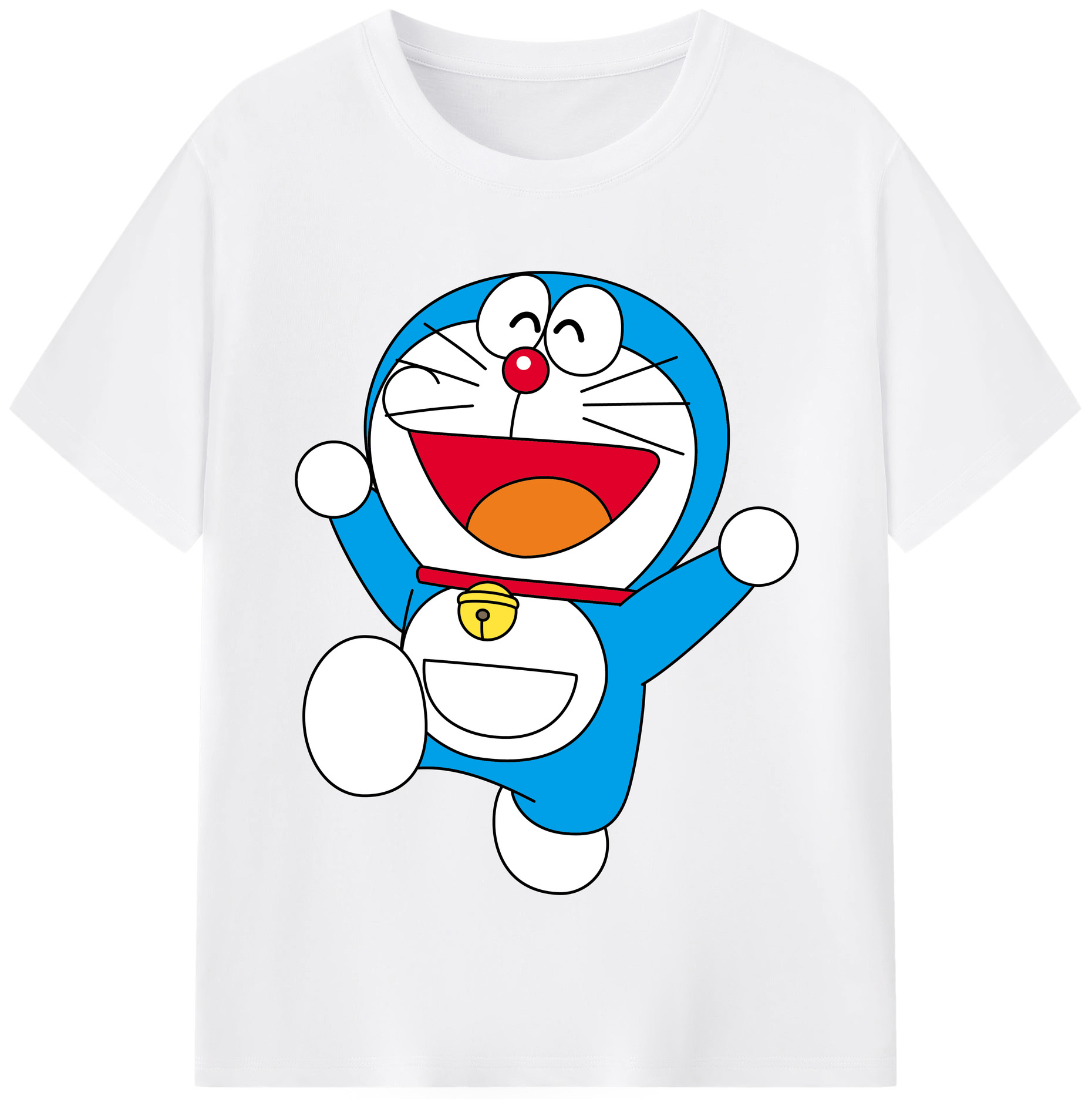 （画像用） ドラえもん Doraemon 綿100％半袖Tシャツ（フロントプリント）