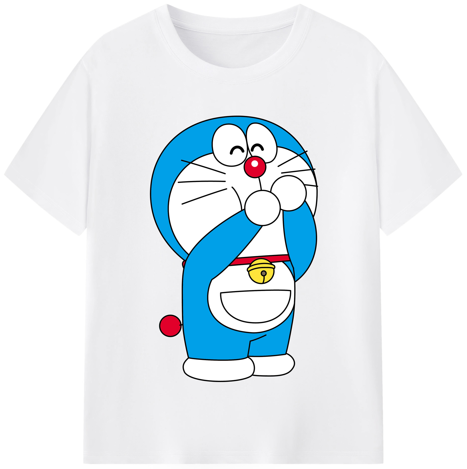 （画像用） ドラえもん Doraemon 綿100％半袖Tシャツ（フロントプリント）