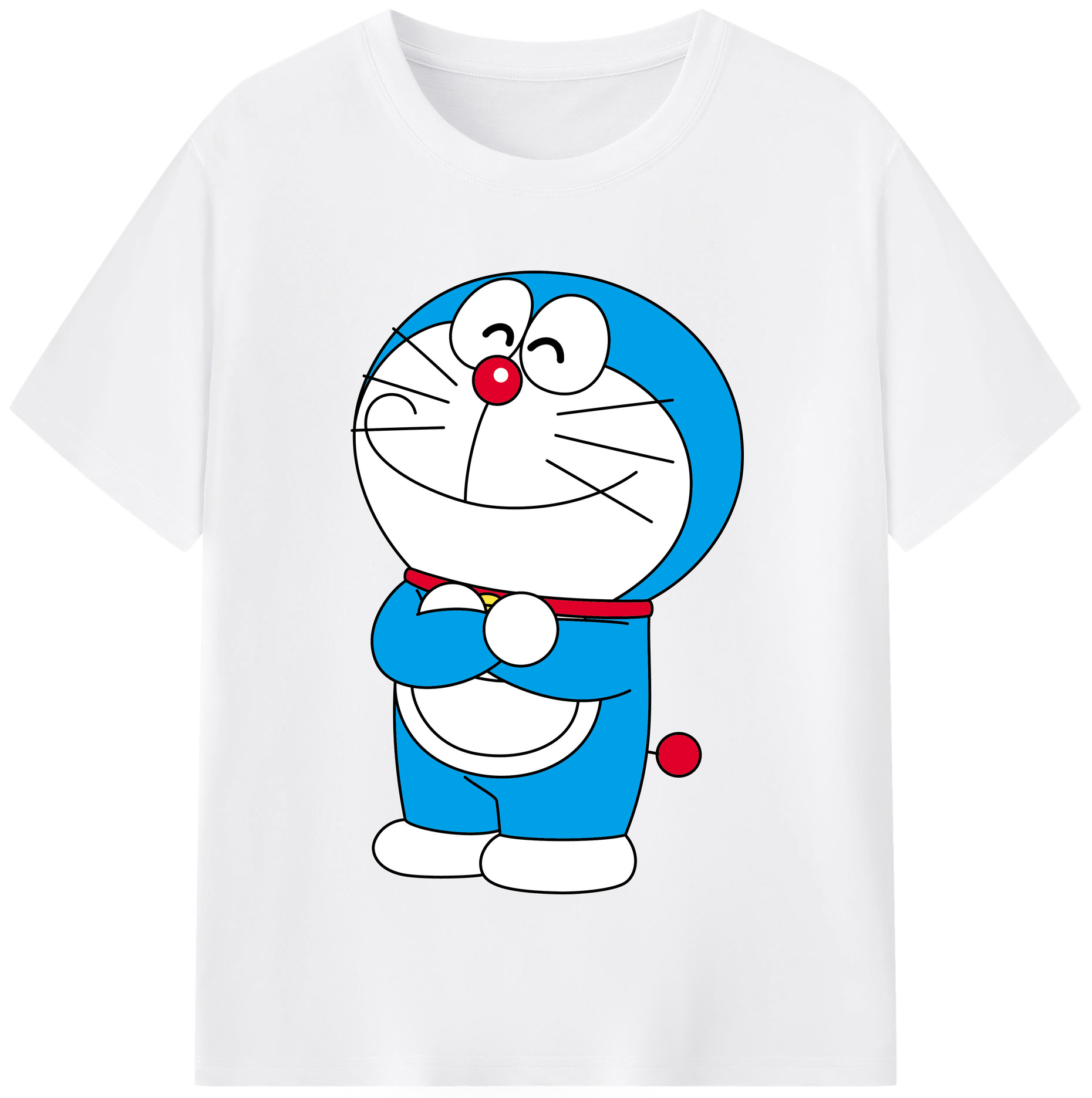 （画像用） ドラえもん Doraemon 綿100％半袖Tシャツ（フロントプリント）