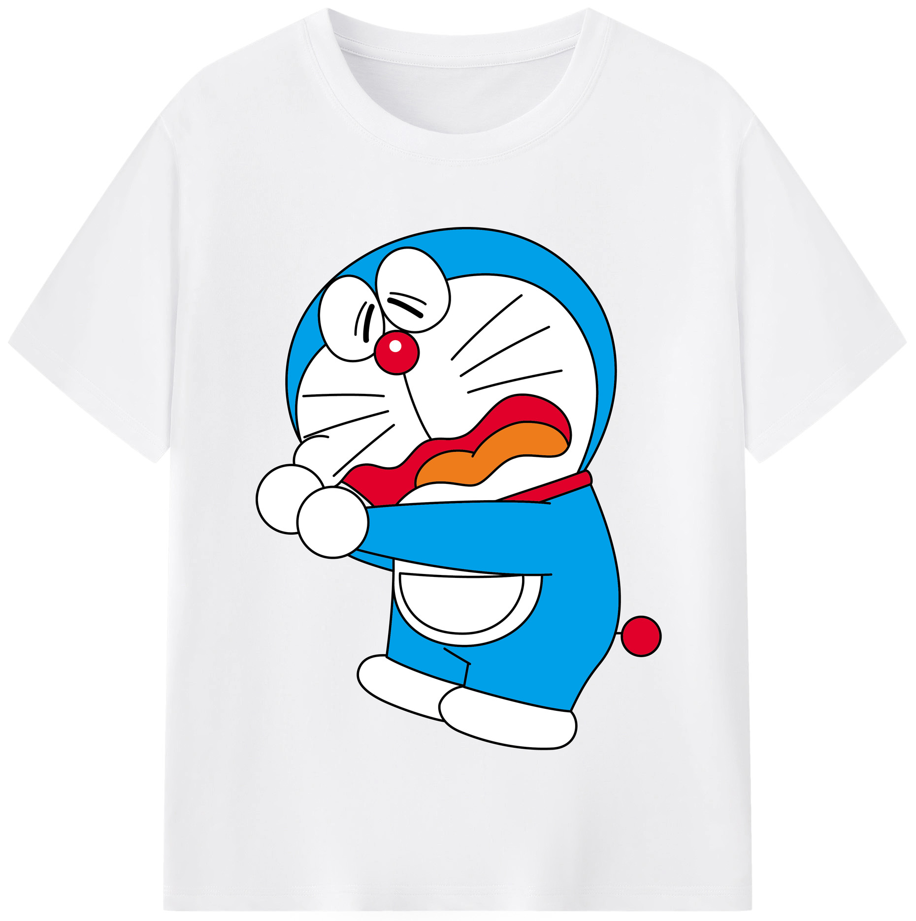 （画像用） ドラえもん Doraemon 綿100％半袖Tシャツ（フロントプリント）