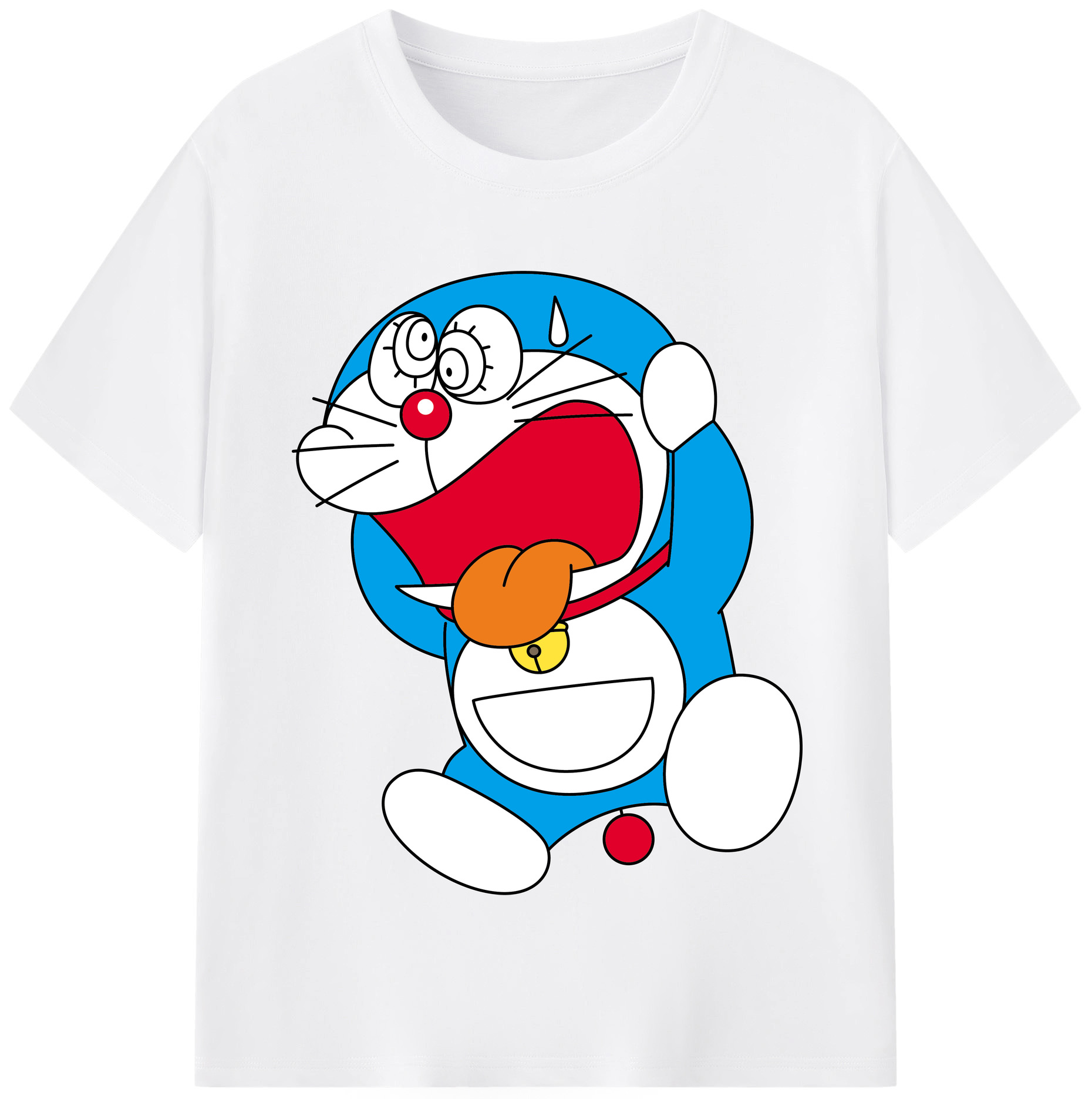 （画像用） ドラえもん Doraemon 綿100％半袖Tシャツ（フロントプリント）