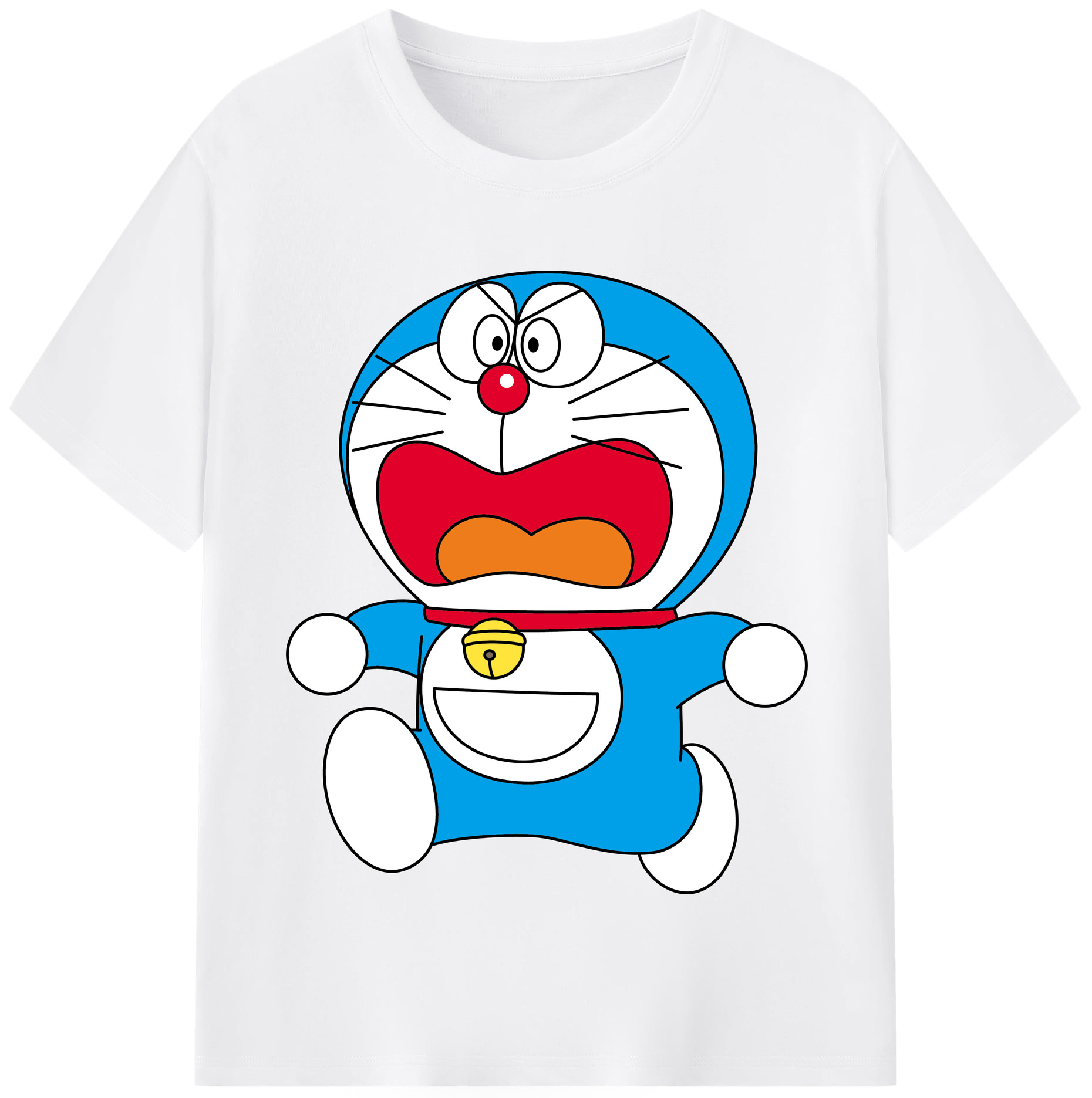 （画像用） ドラえもん Doraemon 綿100％半袖Tシャツ（フロントプリント）