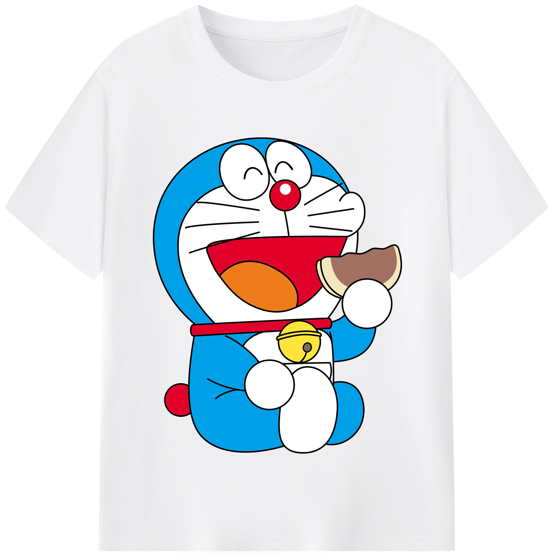 （画像用） ドラえもん Doraemon 綿100％半袖Tシャツ（フロントプリント）