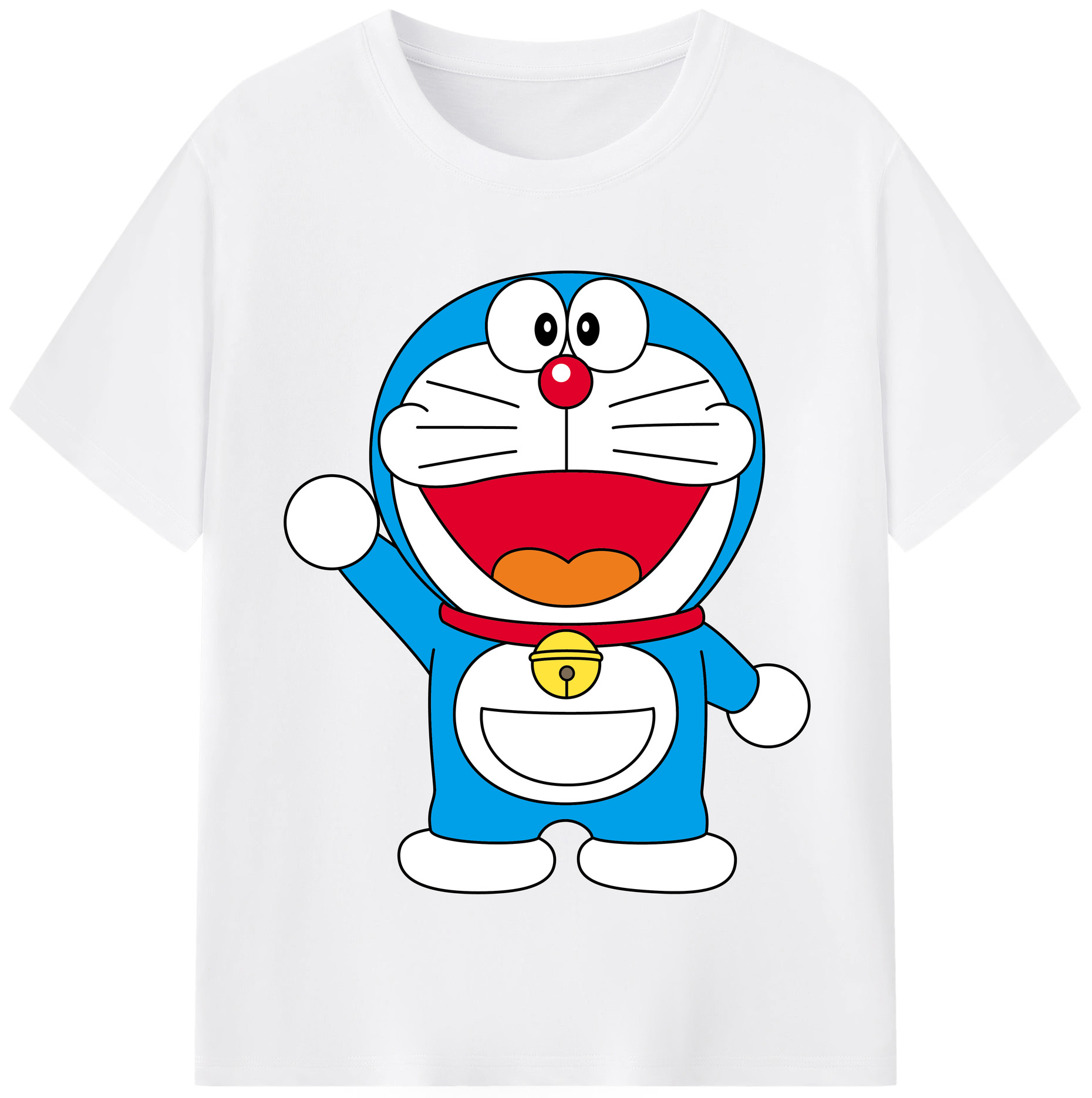 （画像用） ドラえもん Doraemon 綿100％半袖Tシャツ（フロントプリント）