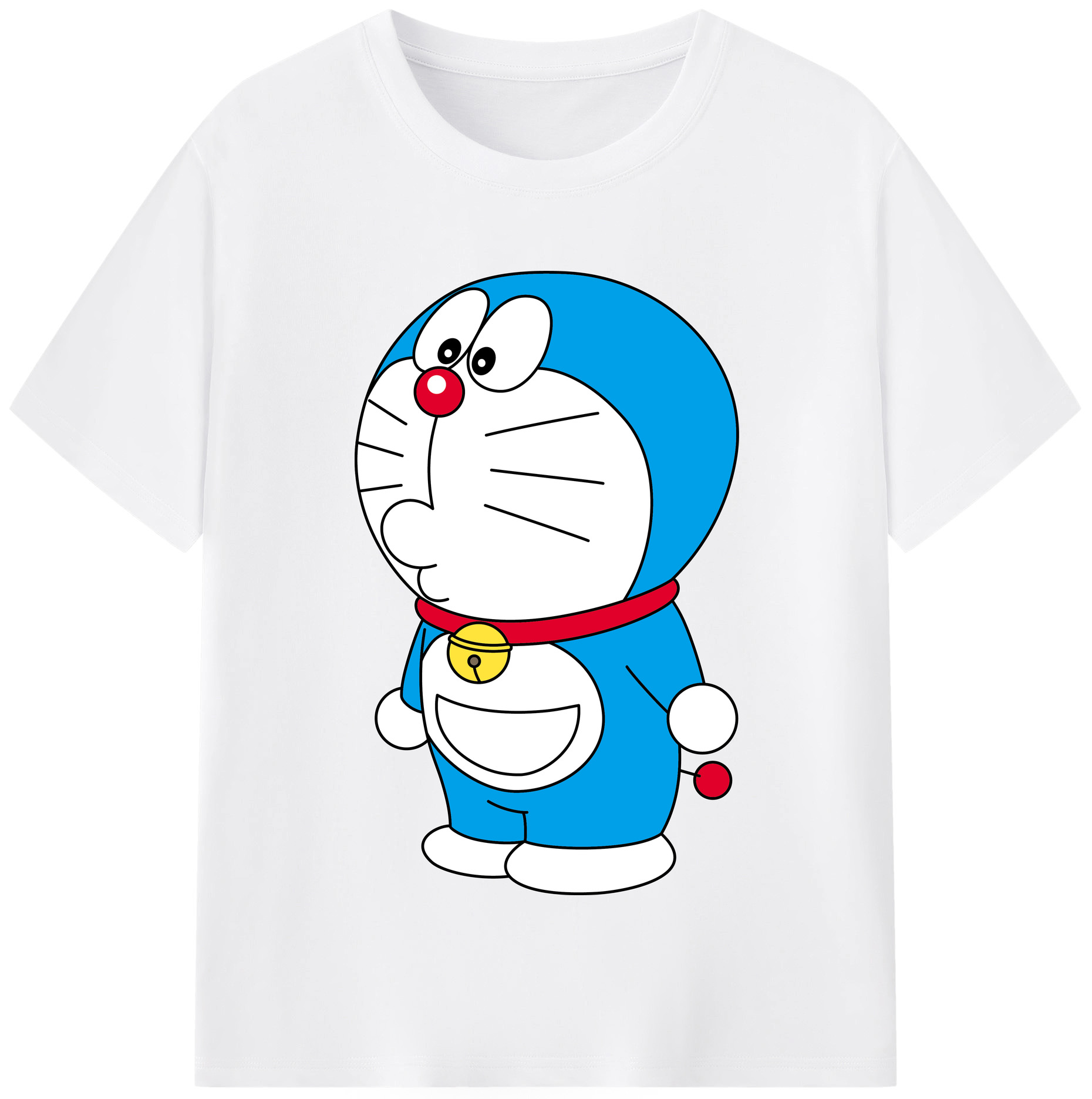 （画像用） ドラえもん Doraemon 綿100％半袖Tシャツ（フロントプリント）