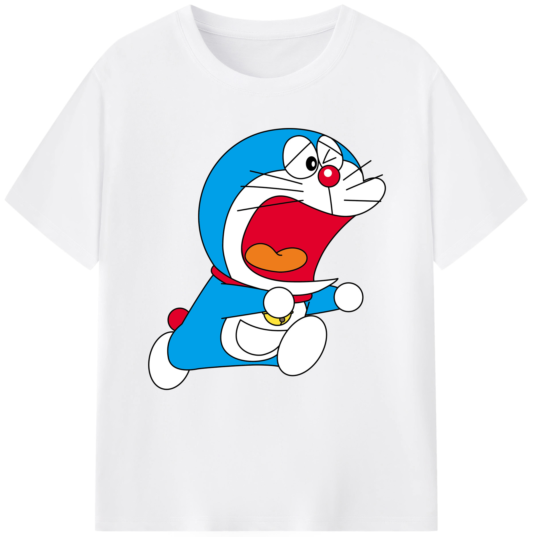 （画像用） ドラえもん Doraemon 綿100％半袖Tシャツ（フロントプリント）