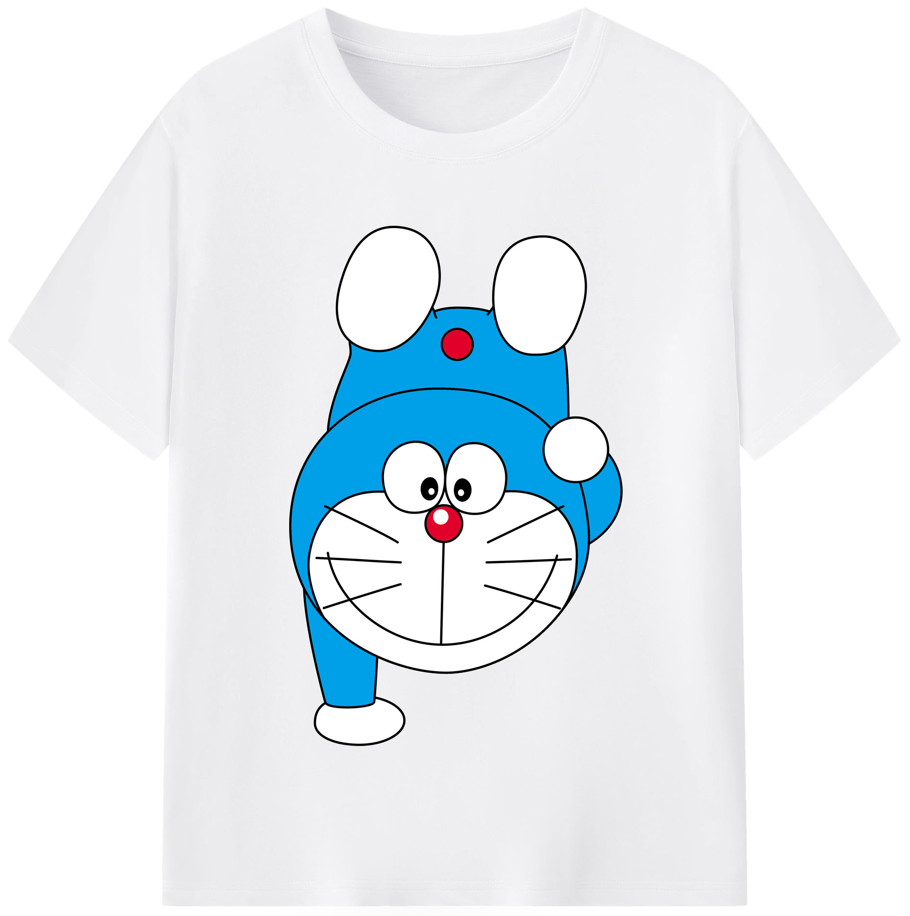 （画像用） ドラえもん Doraemon 綿100％半袖Tシャツ（フロントプリント）