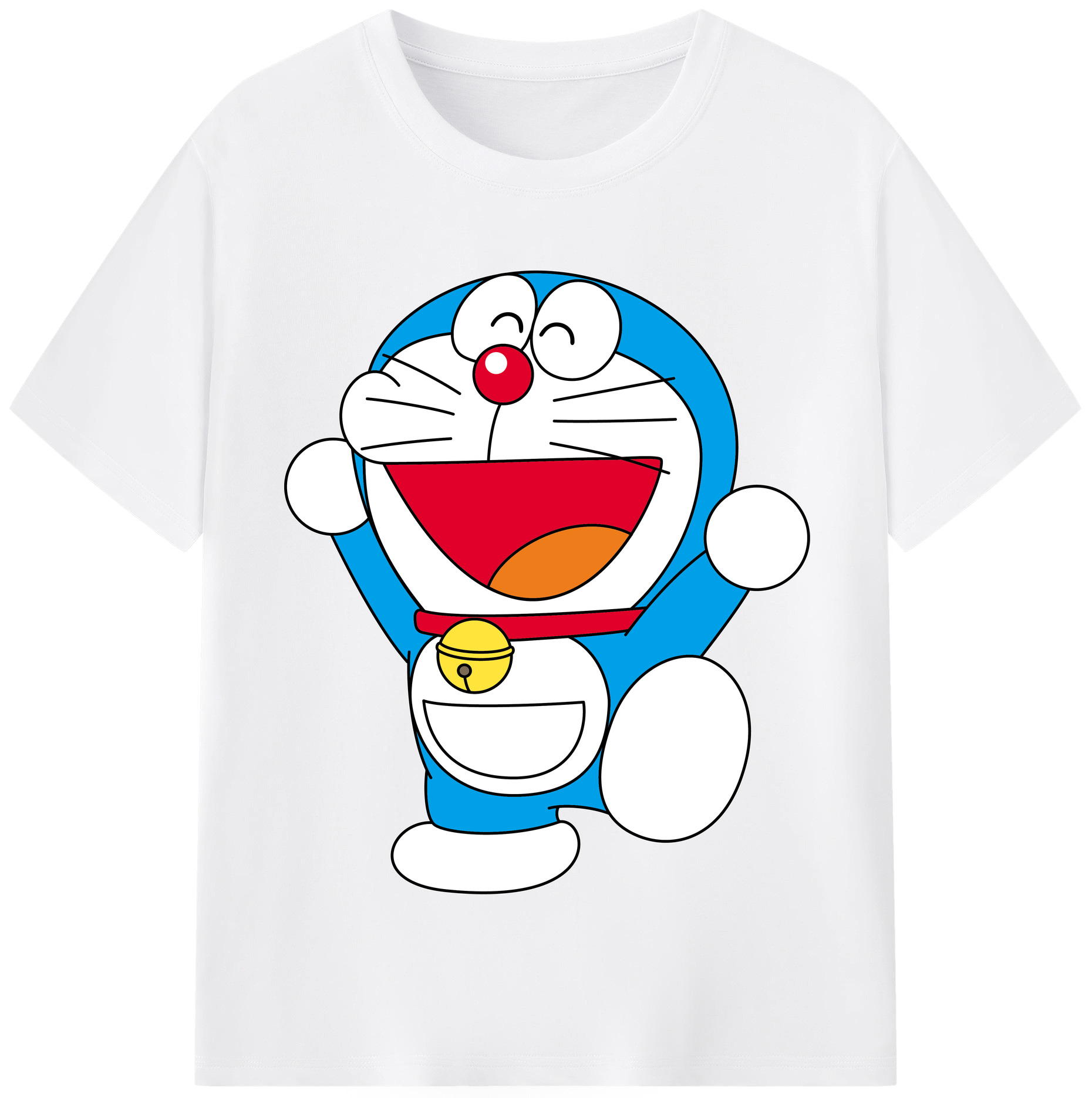 （画像用） ドラえもん Doraemon 綿100％半袖Tシャツ（フロントプリント）