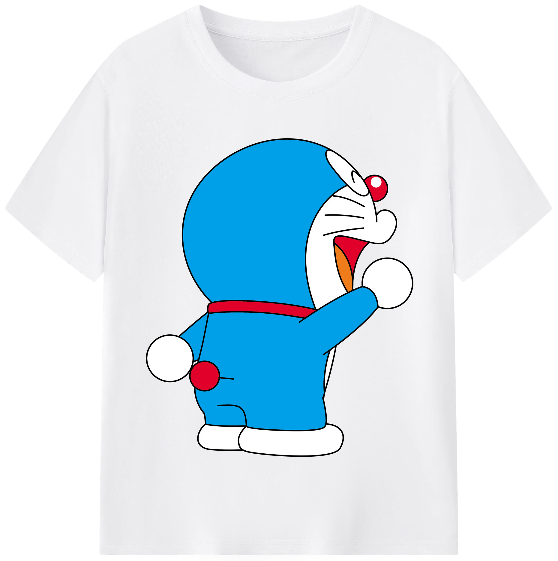 （画像用） ドラえもん Doraemon 綿100％半袖Tシャツ（フロントプリント）