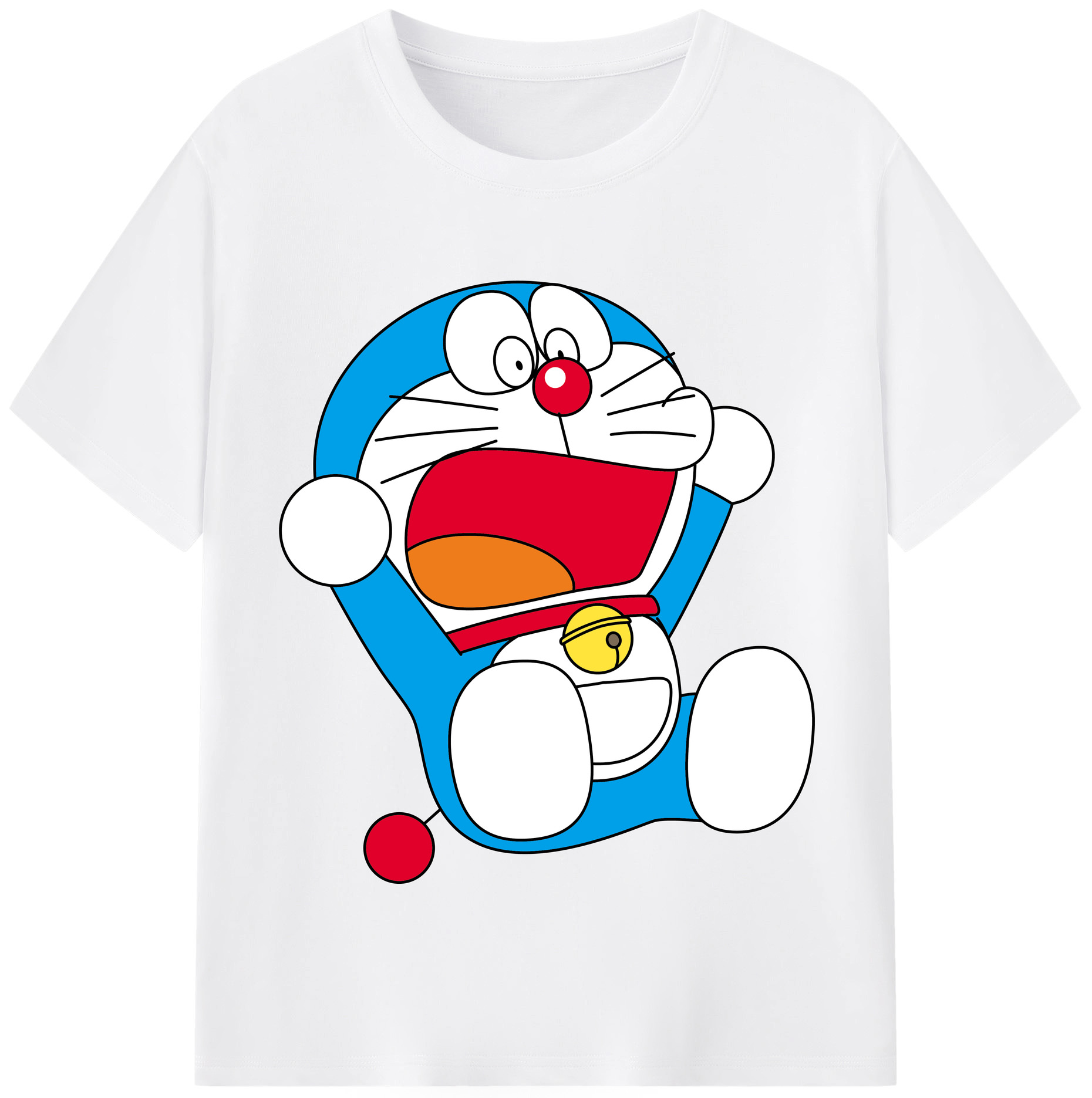 （画像用） ドラえもん Doraemon 綿100％半袖Tシャツ（フロントプリント）