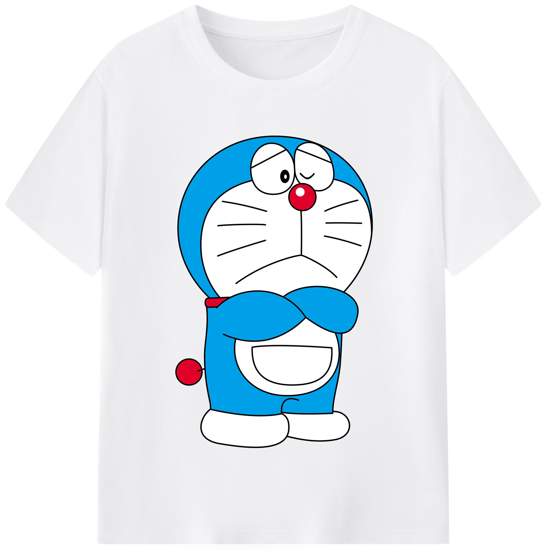 （画像用） ドラえもん Doraemon 綿100％半袖Tシャツ（フロントプリント）