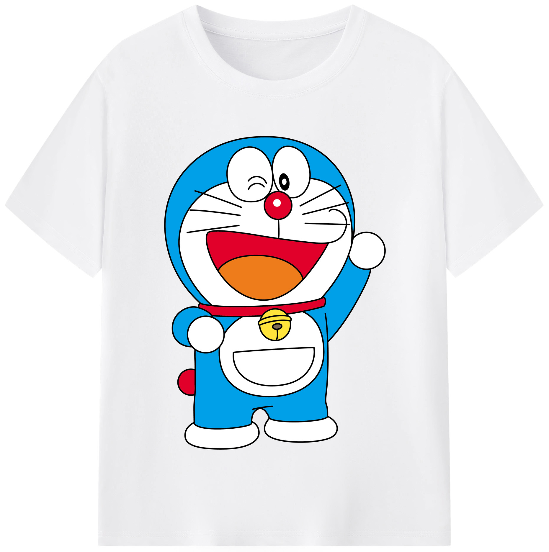 （画像用） ドラえもん Doraemon 綿100％半袖Tシャツ（フロントプリント）