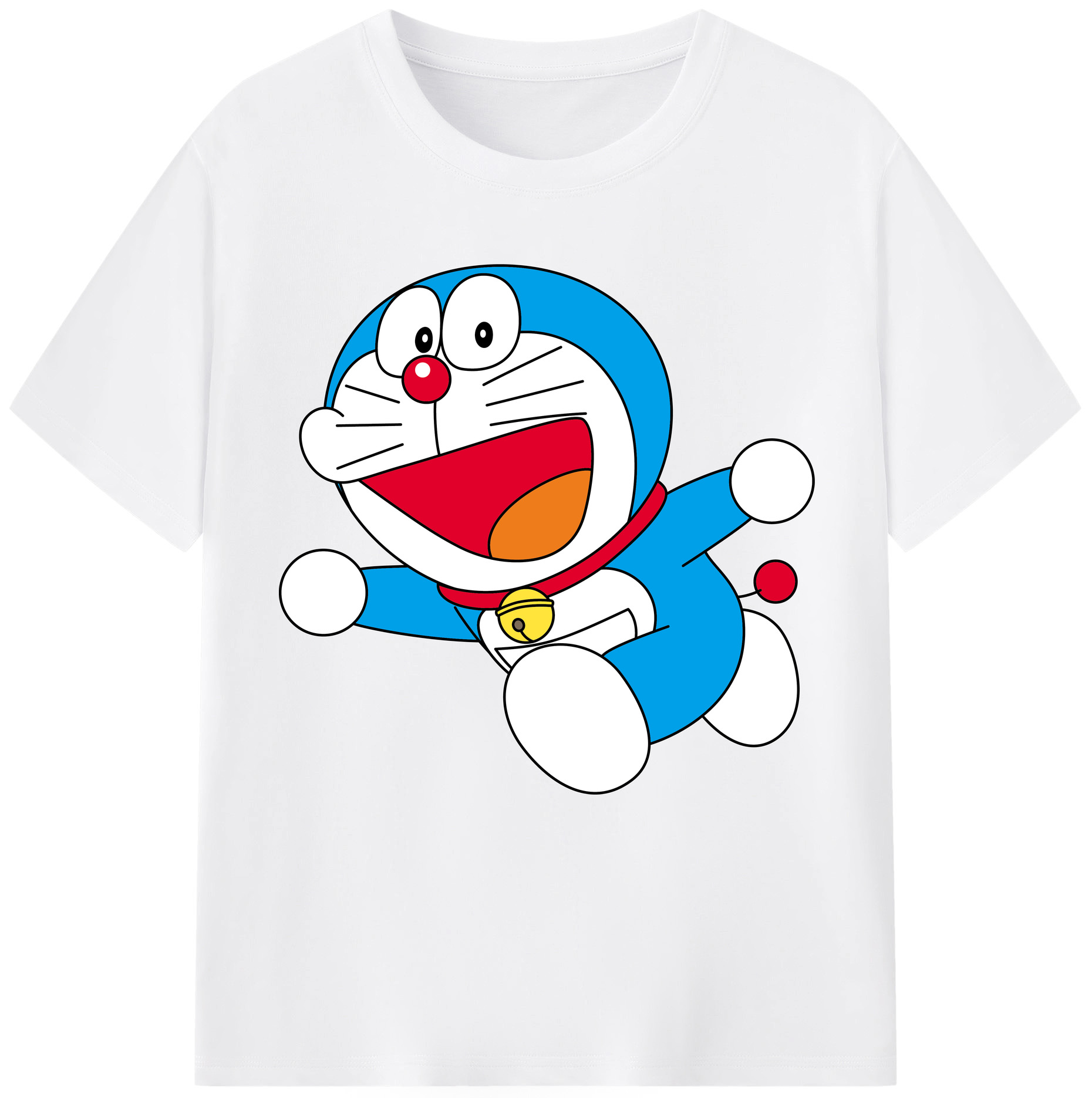 （画像用） ドラえもん Doraemon 綿100％半袖Tシャツ（フロントプリント）