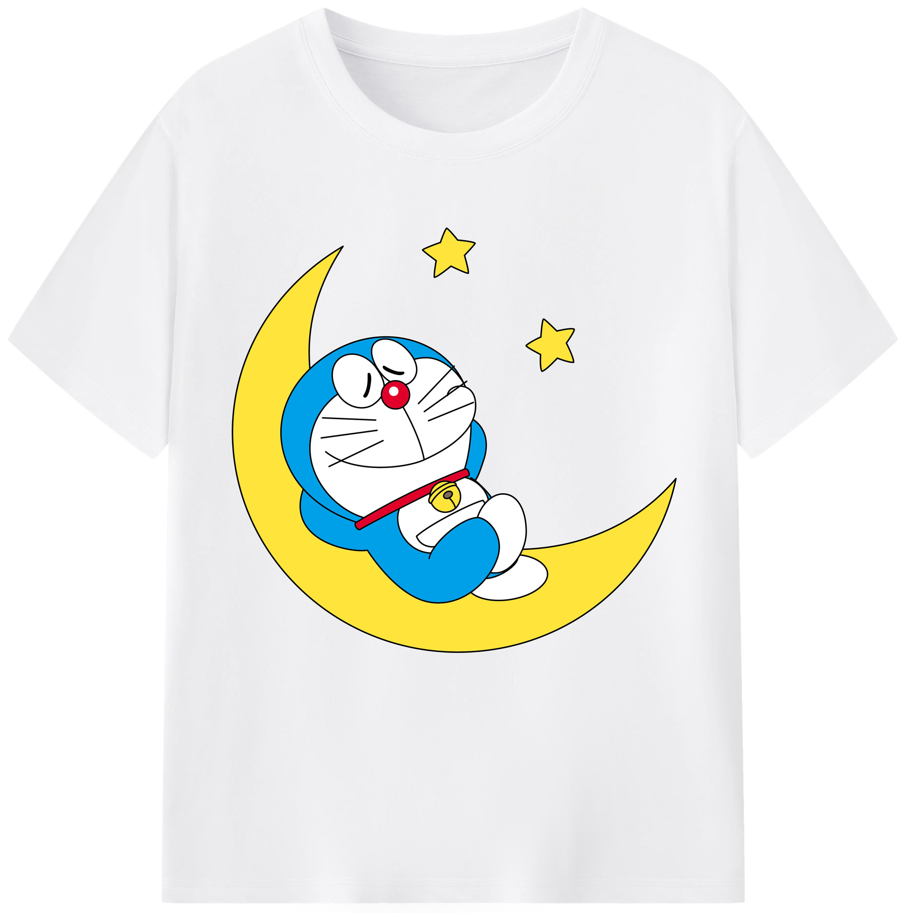 （画像用） ドラえもん Doraemon 綿100％半袖Tシャツ（フロントプリント）