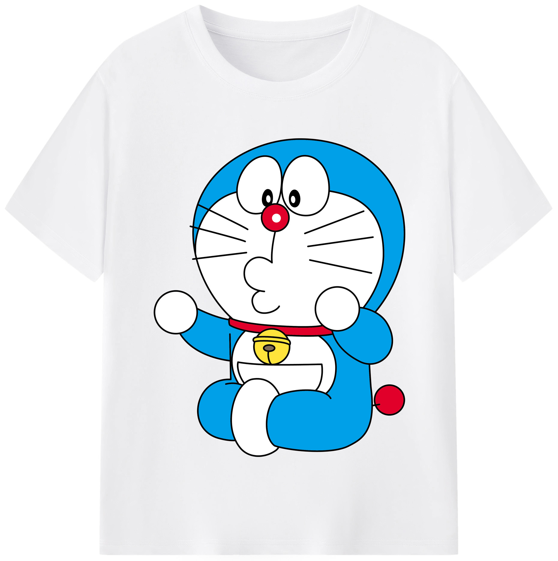 （画像用） ドラえもん Doraemon 綿100％半袖Tシャツ（フロントプリント）