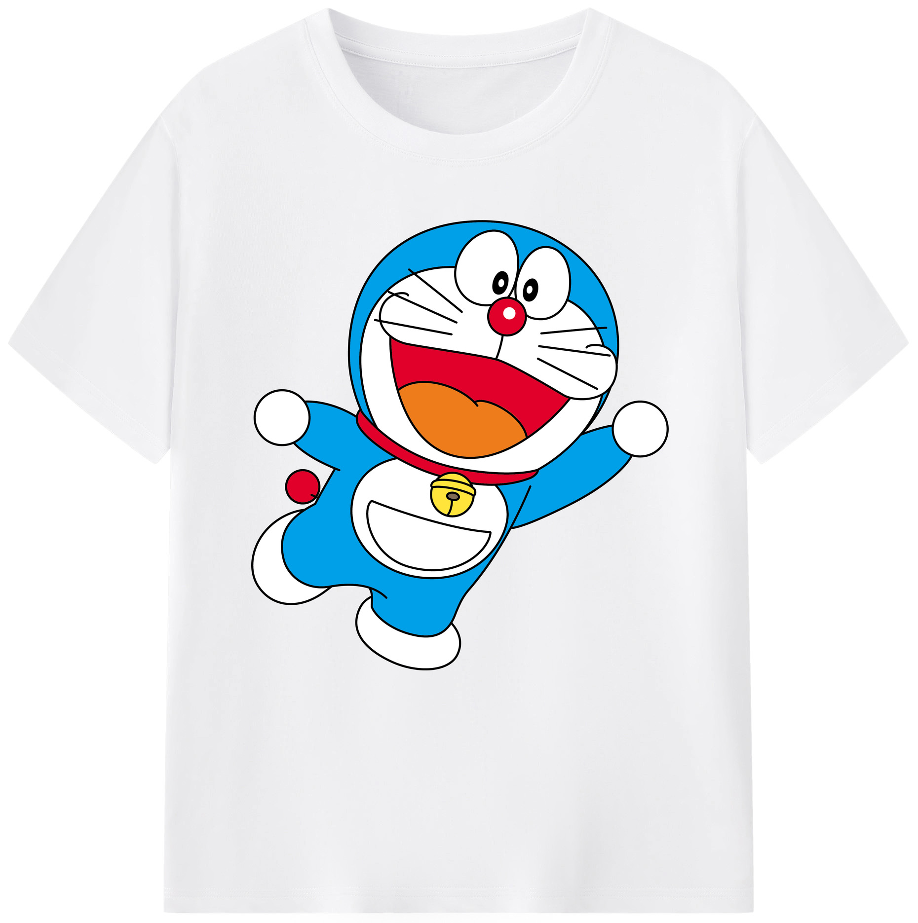 （画像用） ドラえもん Doraemon 綿100％半袖Tシャツ（フロントプリント）