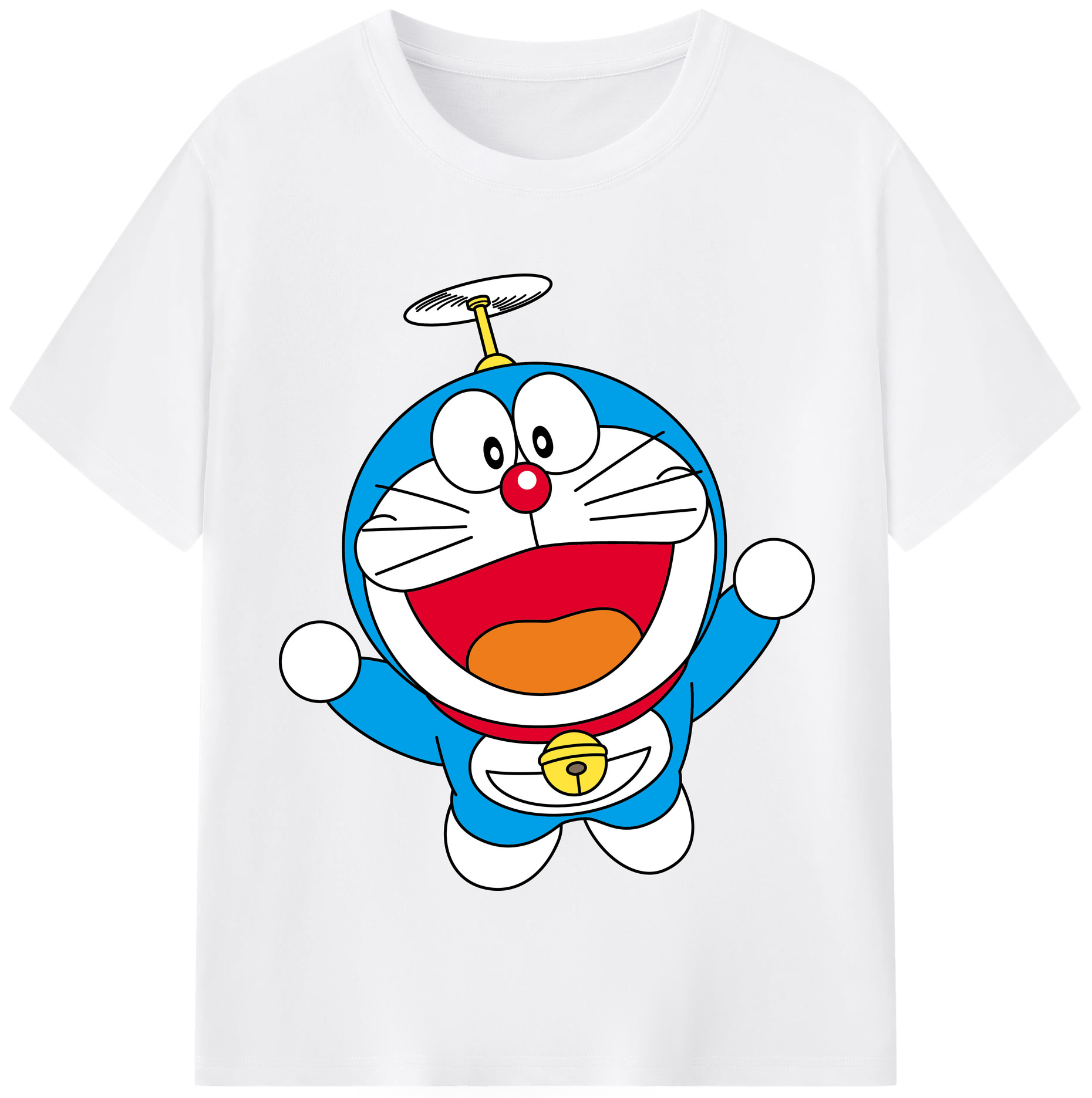 （画像用） ドラえもん Doraemon 綿100％半袖Tシャツ（フロントプリント）