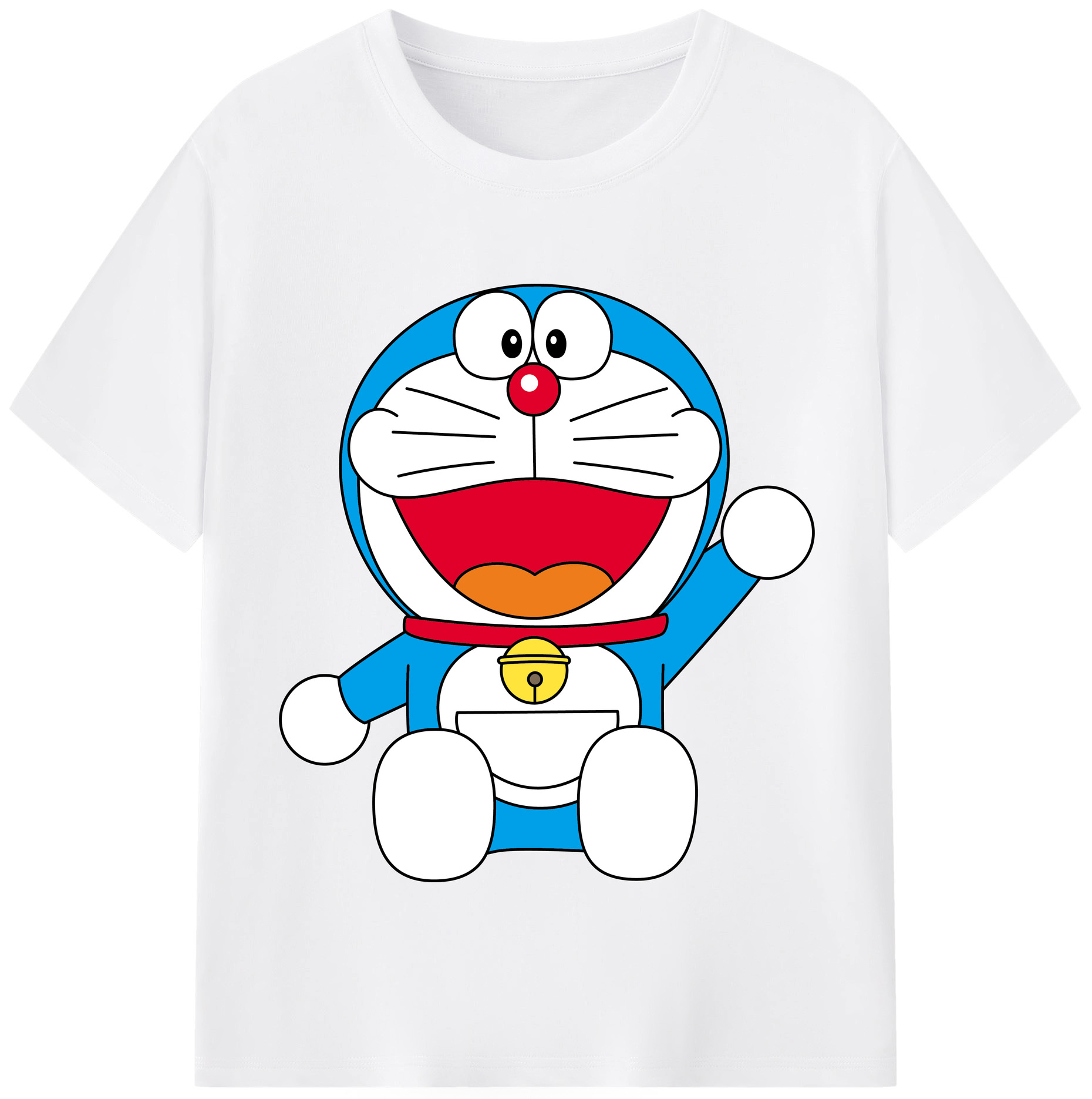 （画像用） ドラえもん Doraemon 綿100％半袖Tシャツ（フロントプリント）