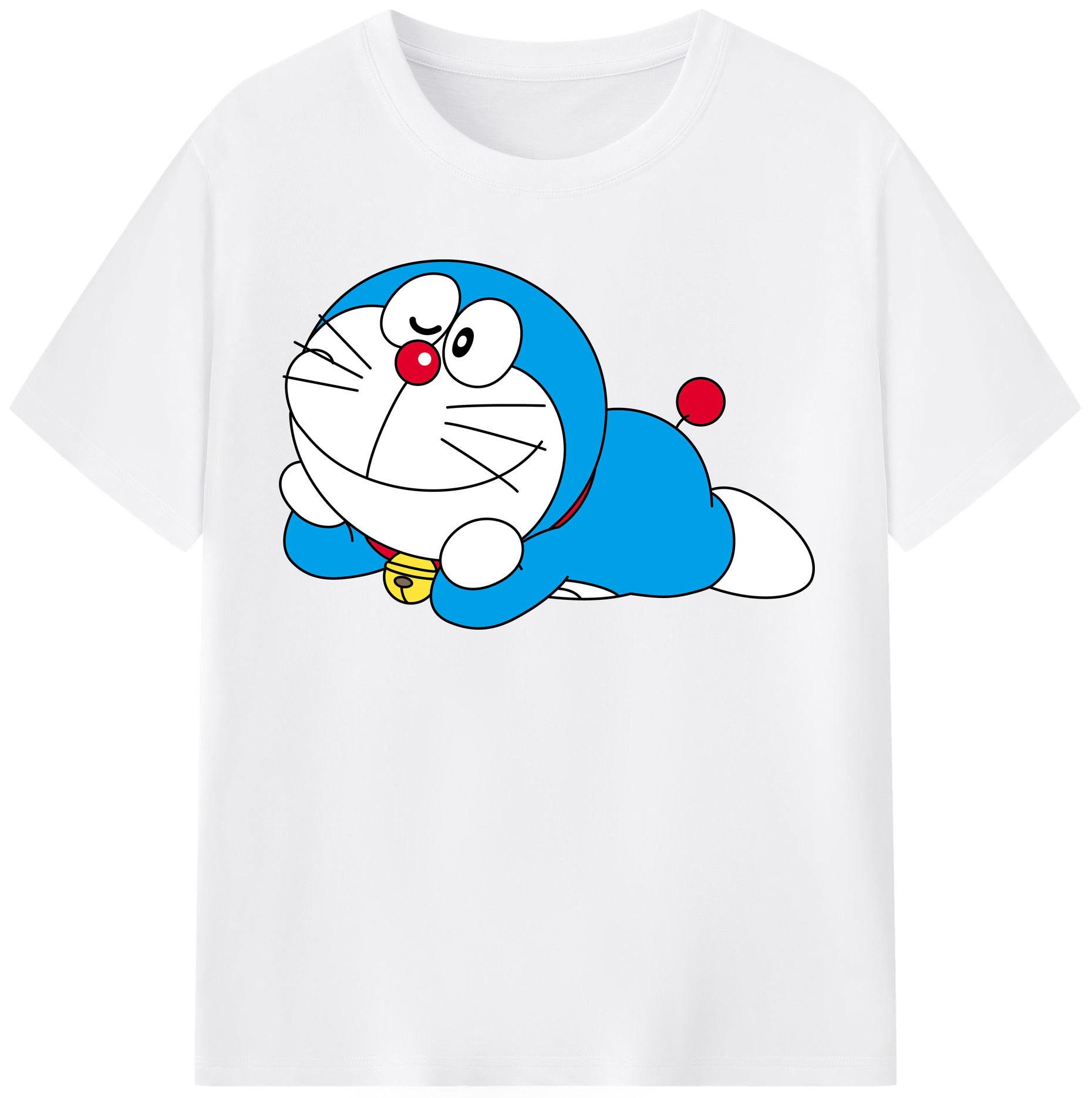 （画像用） ドラえもん Doraemon 綿100％半袖Tシャツ（フロントプリント）